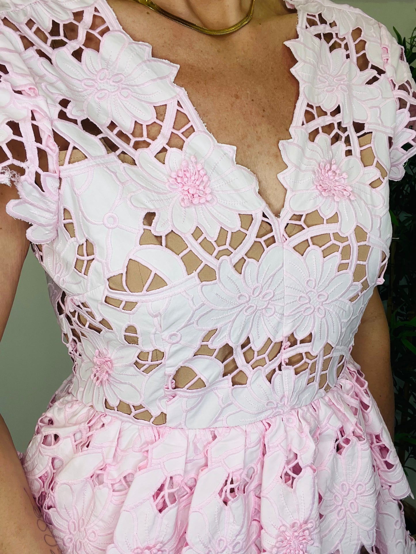 Lace Short Dress - Size 12