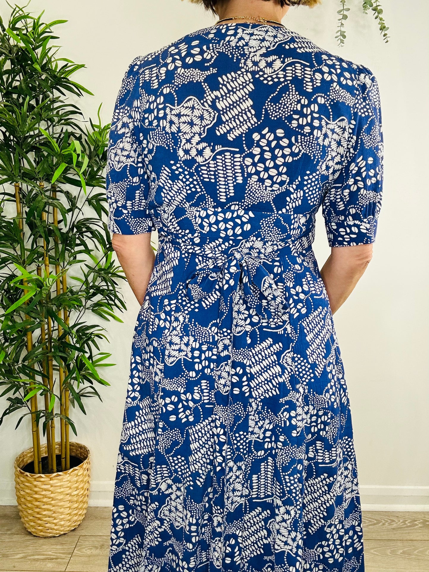 Patterned Maxi Dress - Size 10