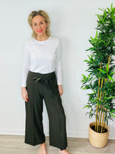 Load image into Gallery viewer, Belted Wide Leg Trousers - Size 14
