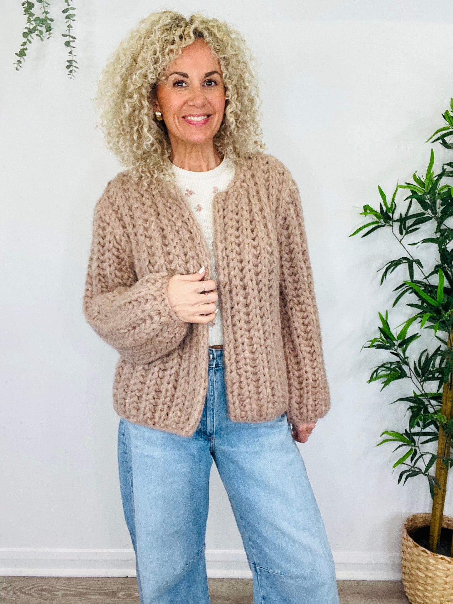 Paloma Chunky Knit Cardigan - Size S