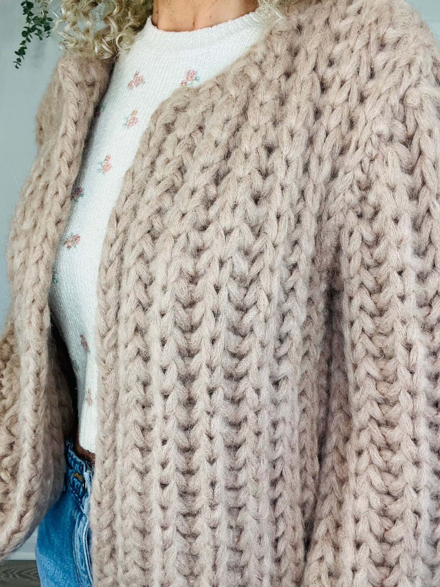 Paloma Chunky Knit Cardigan - Size S