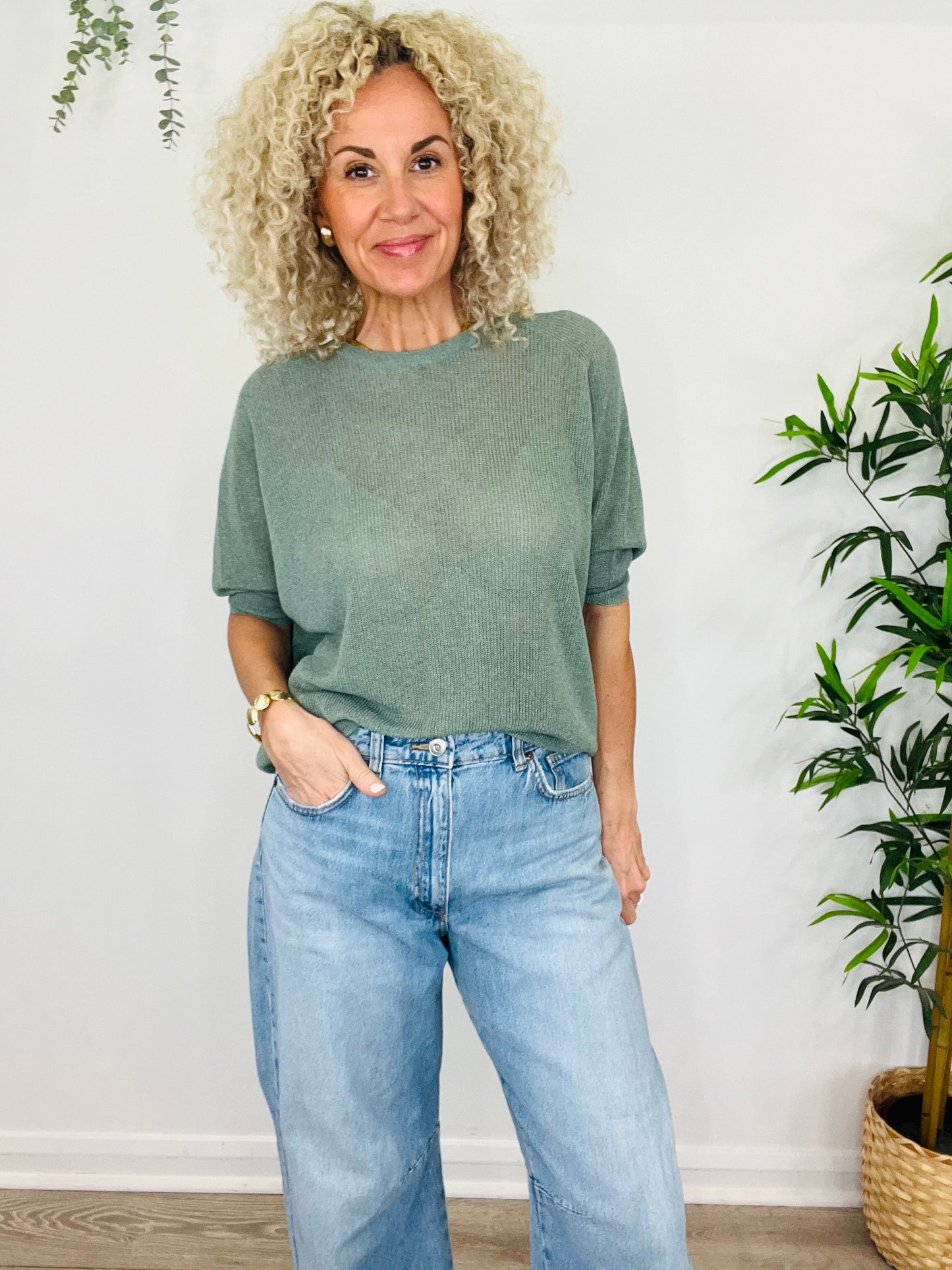 Short Sleeve Jumper - Size S