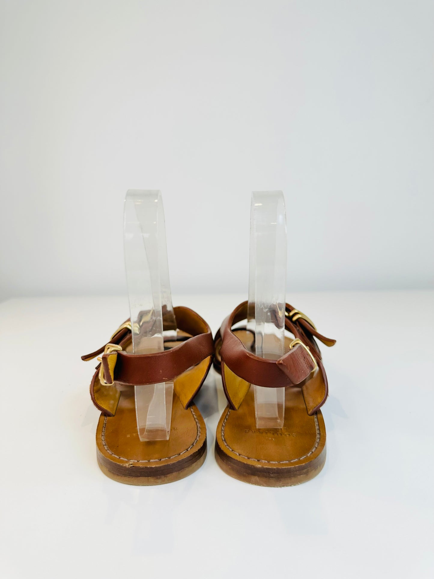 Leather Sandals - Size 39