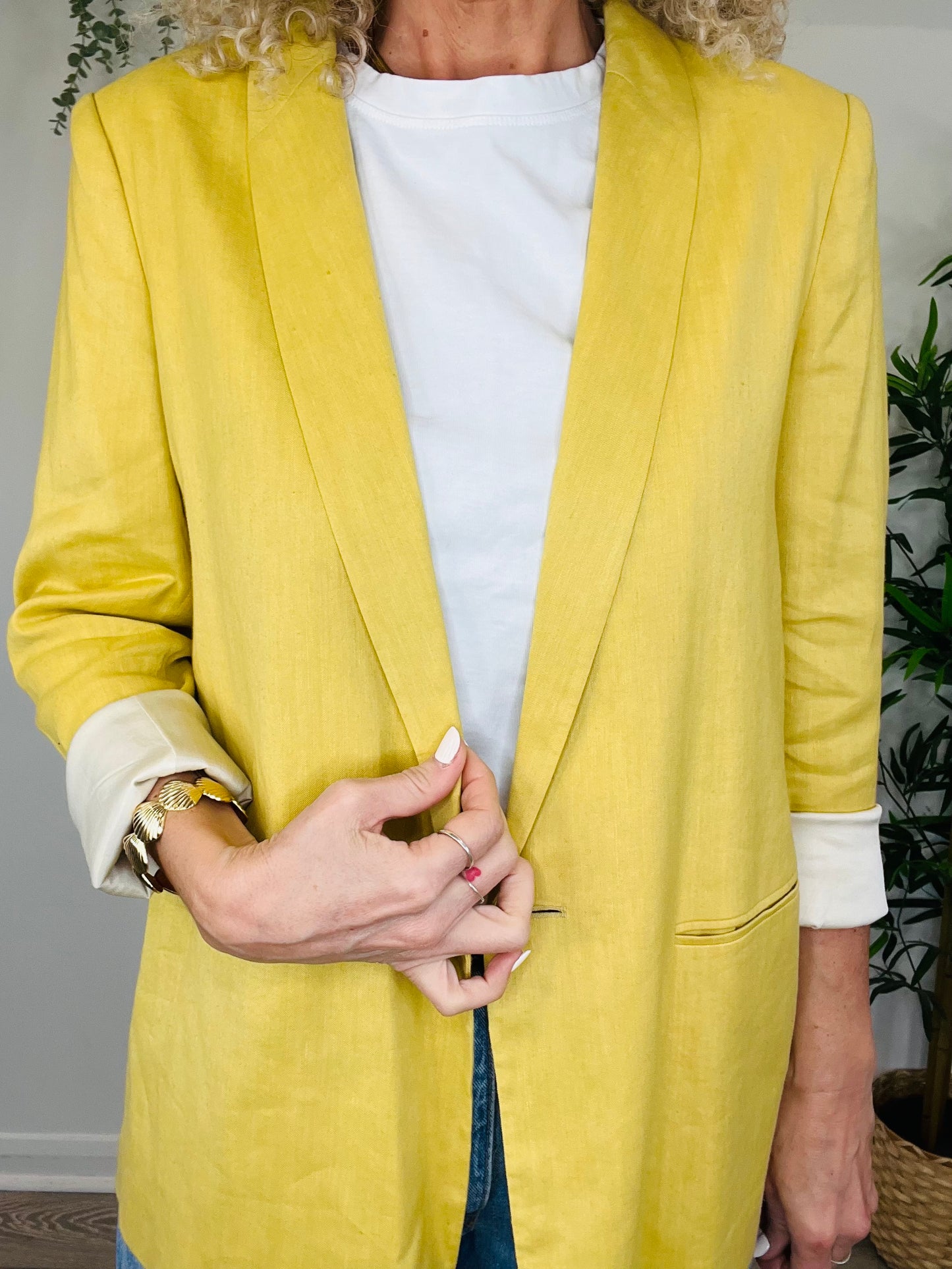 Linen Blazer - Size 12