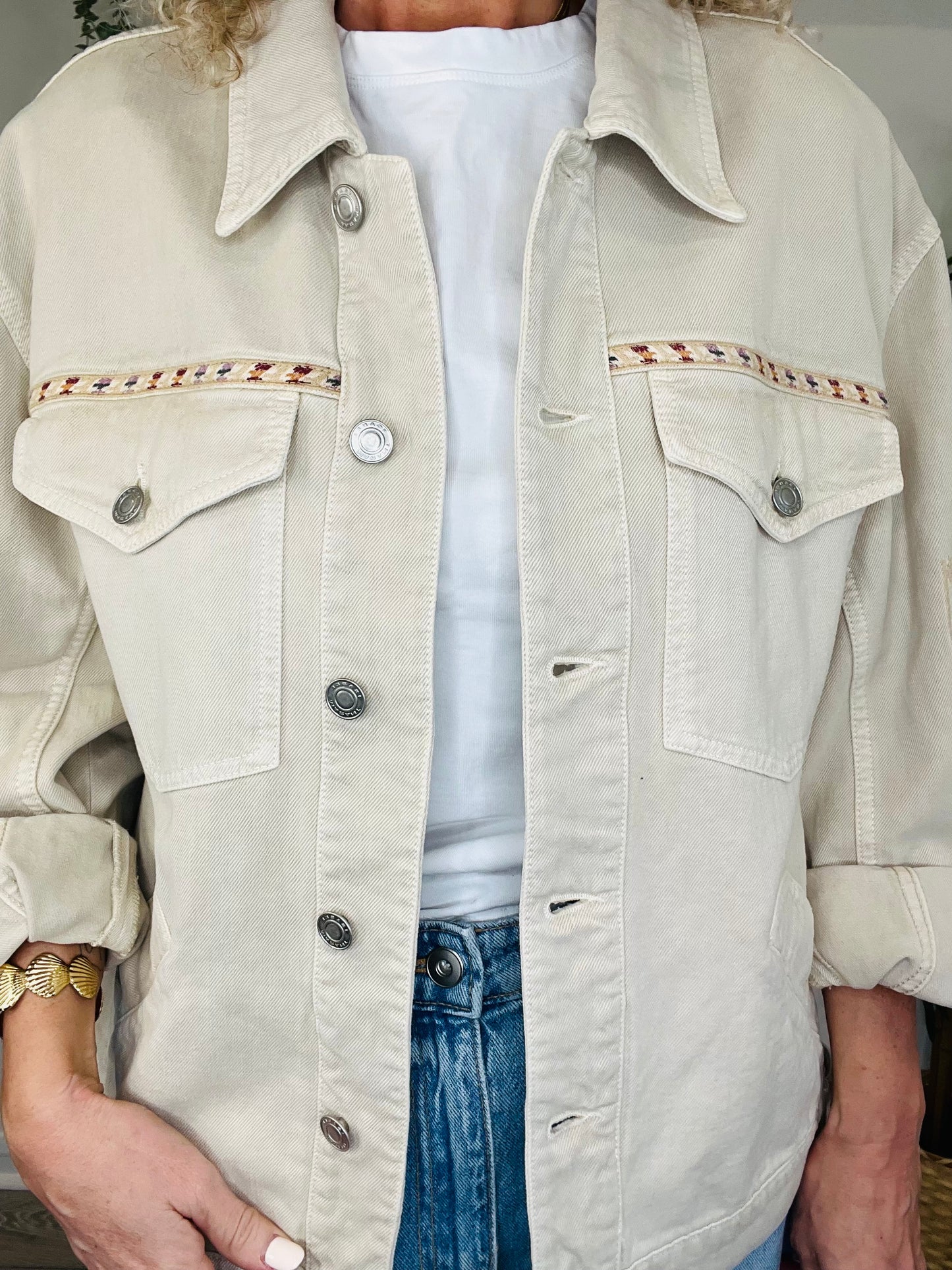 Manona Embroidered Jacket - Multiple Sizes