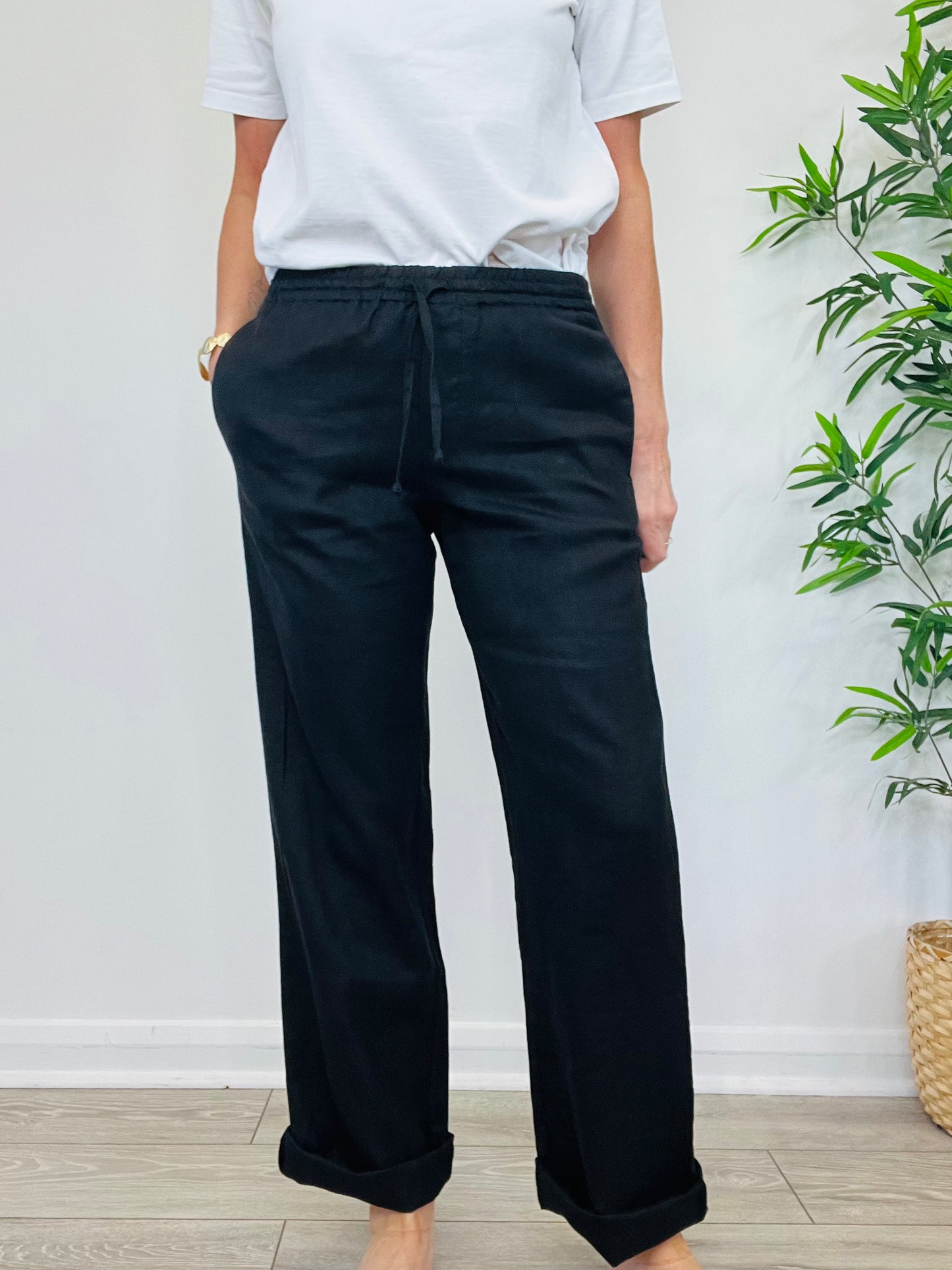 Linen Trousers - Size M