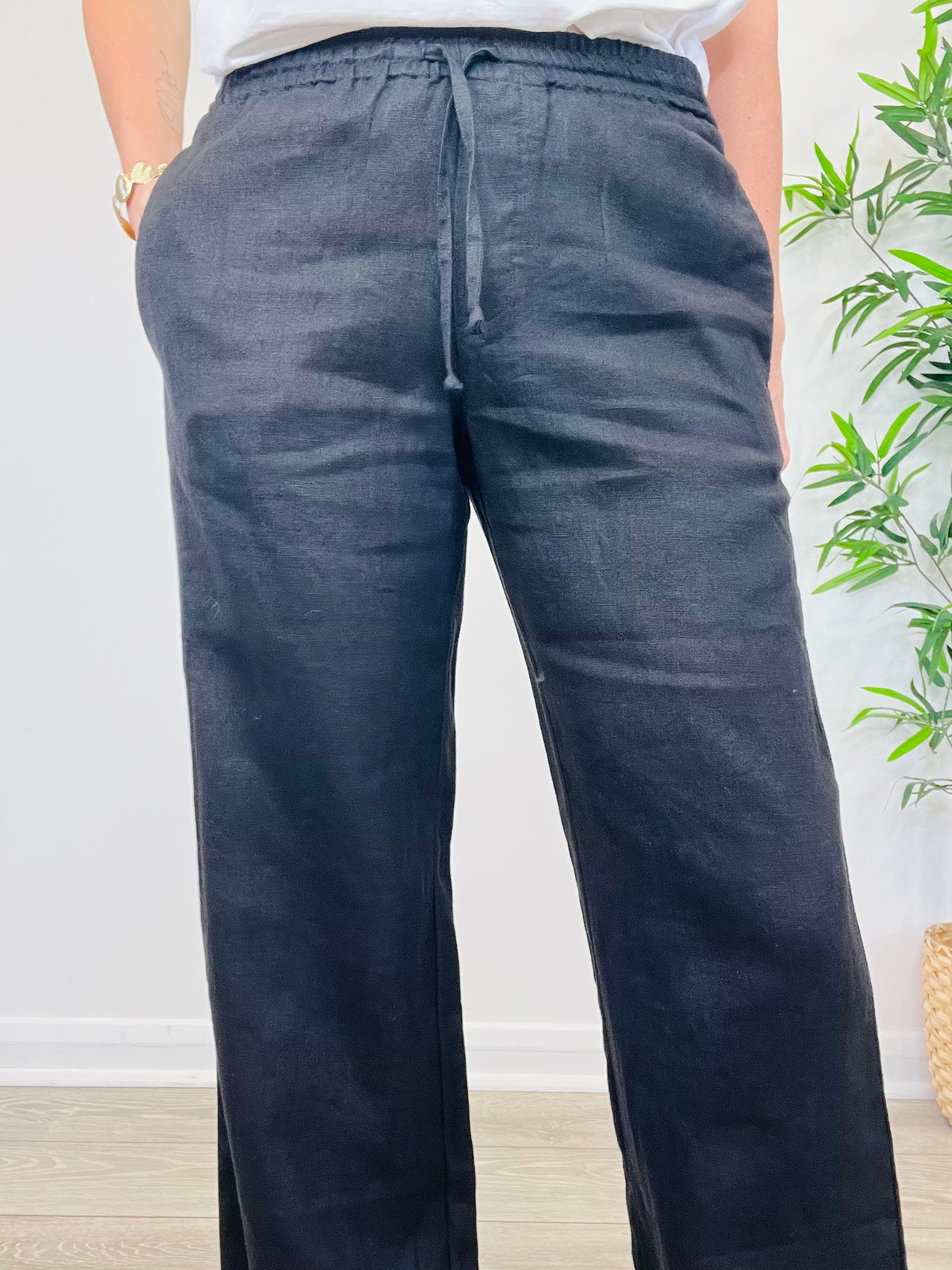 Linen Trousers - Size M