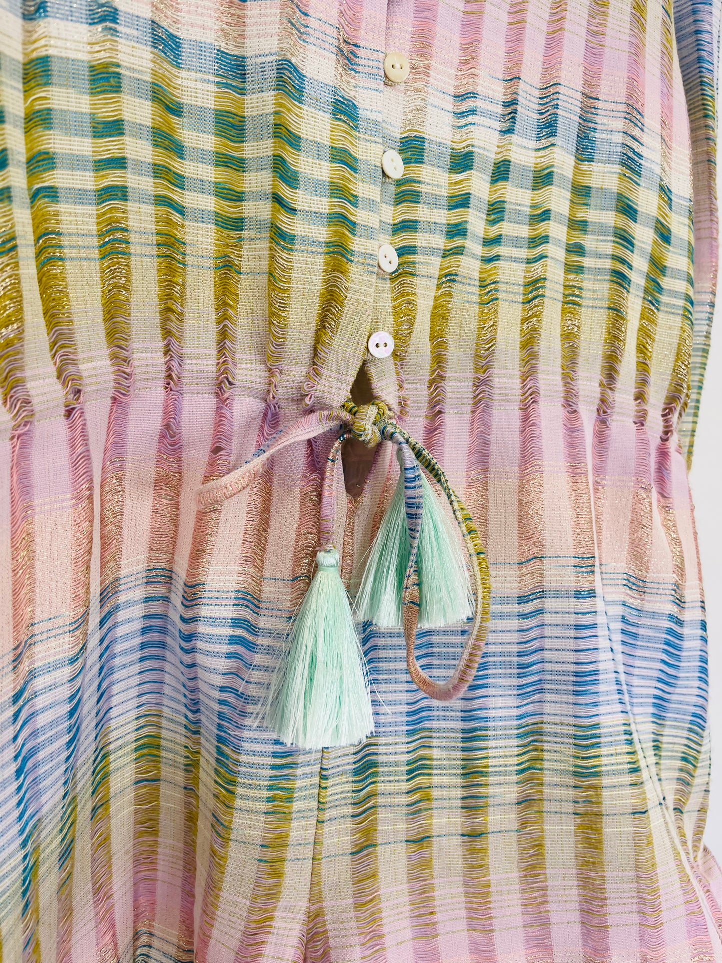 Check Playsuit - Size 3