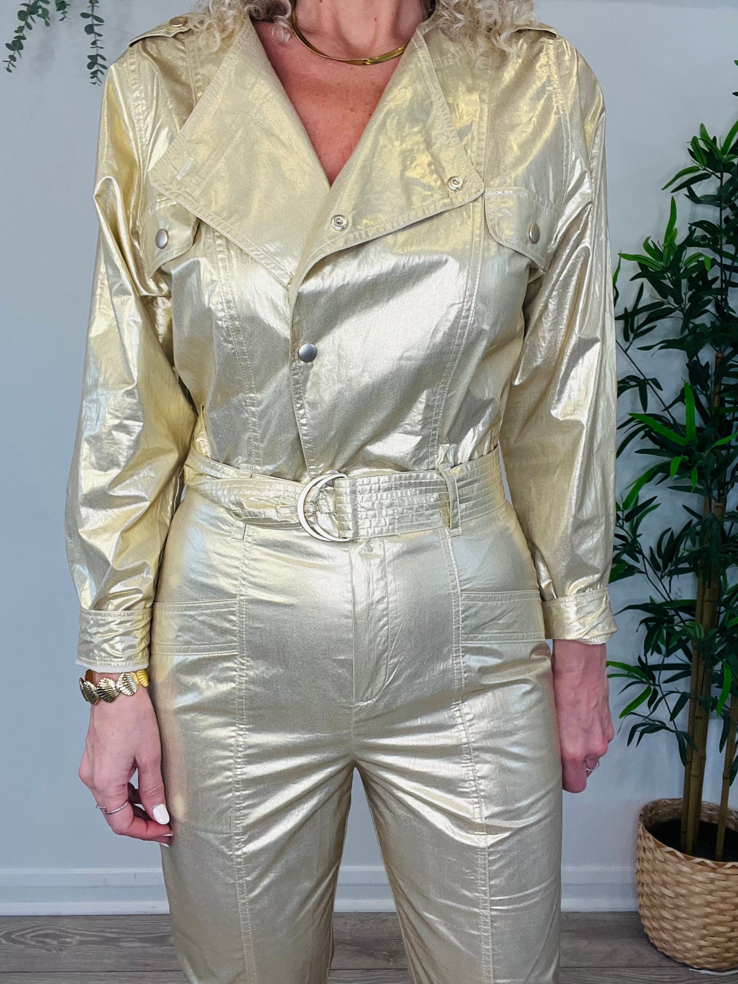 Metallic Jumpsuit - Size 38