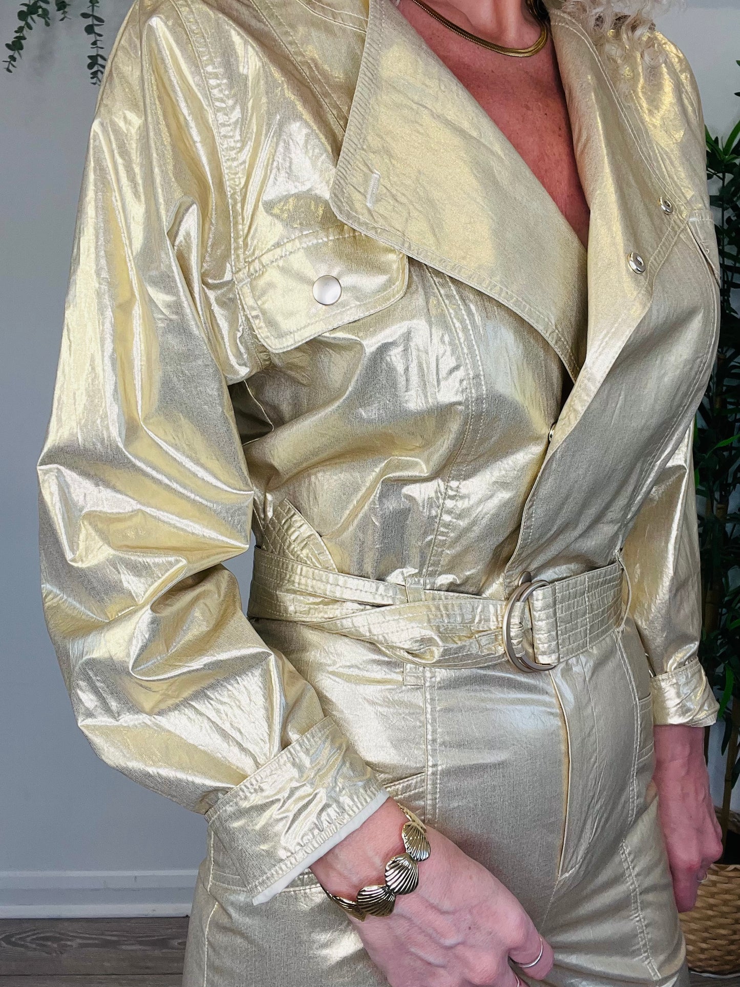 Metallic Jumpsuit - Size 38