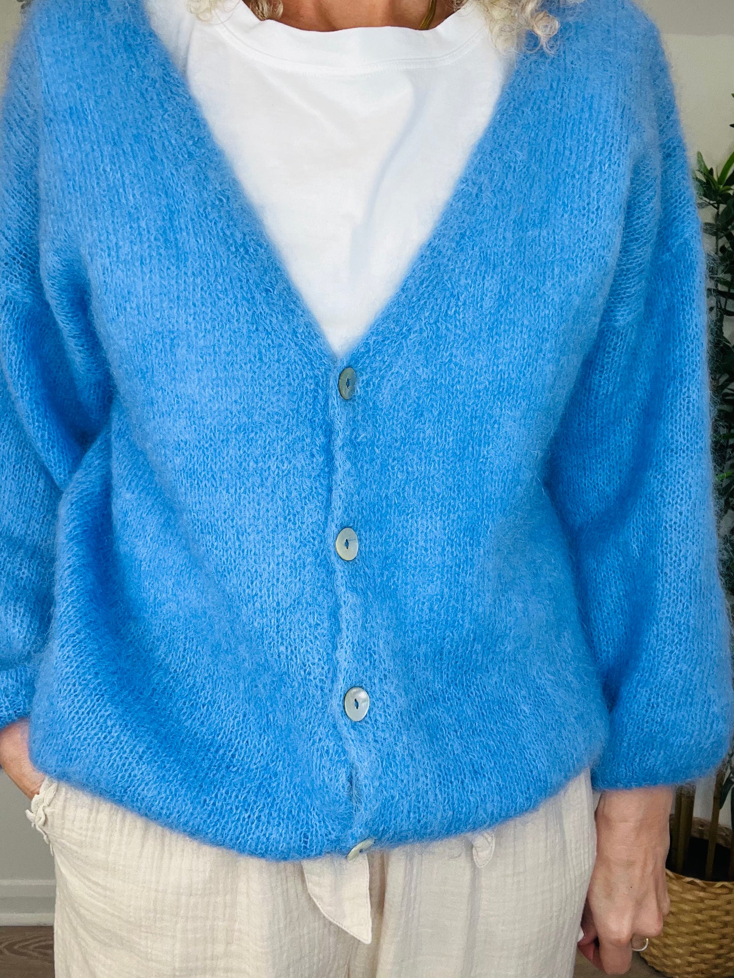 Mohair Cardigan - Size S