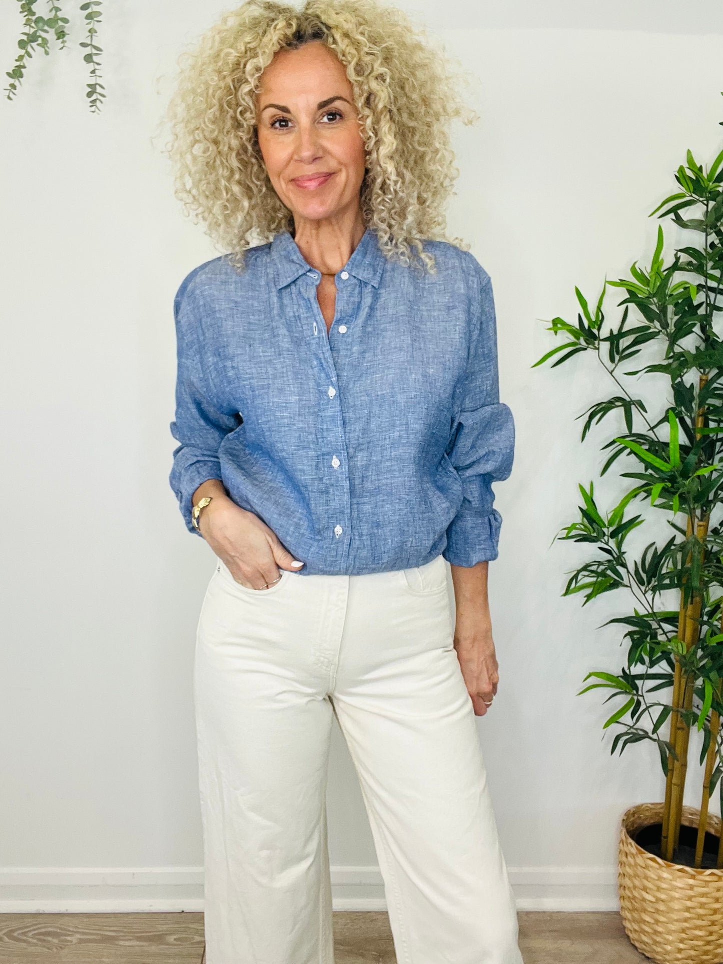 Linen Shirt - Size L