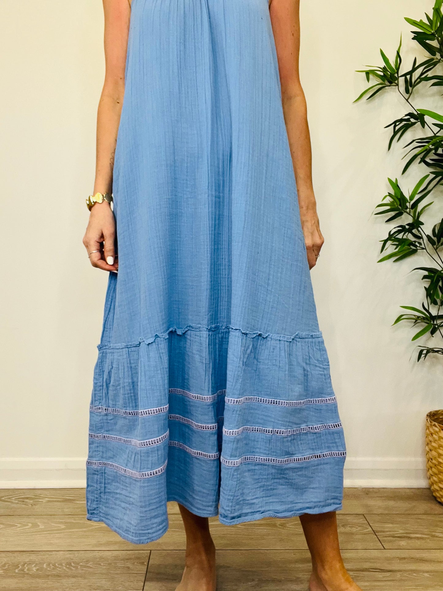 Cheesecloth Sundress - Size M