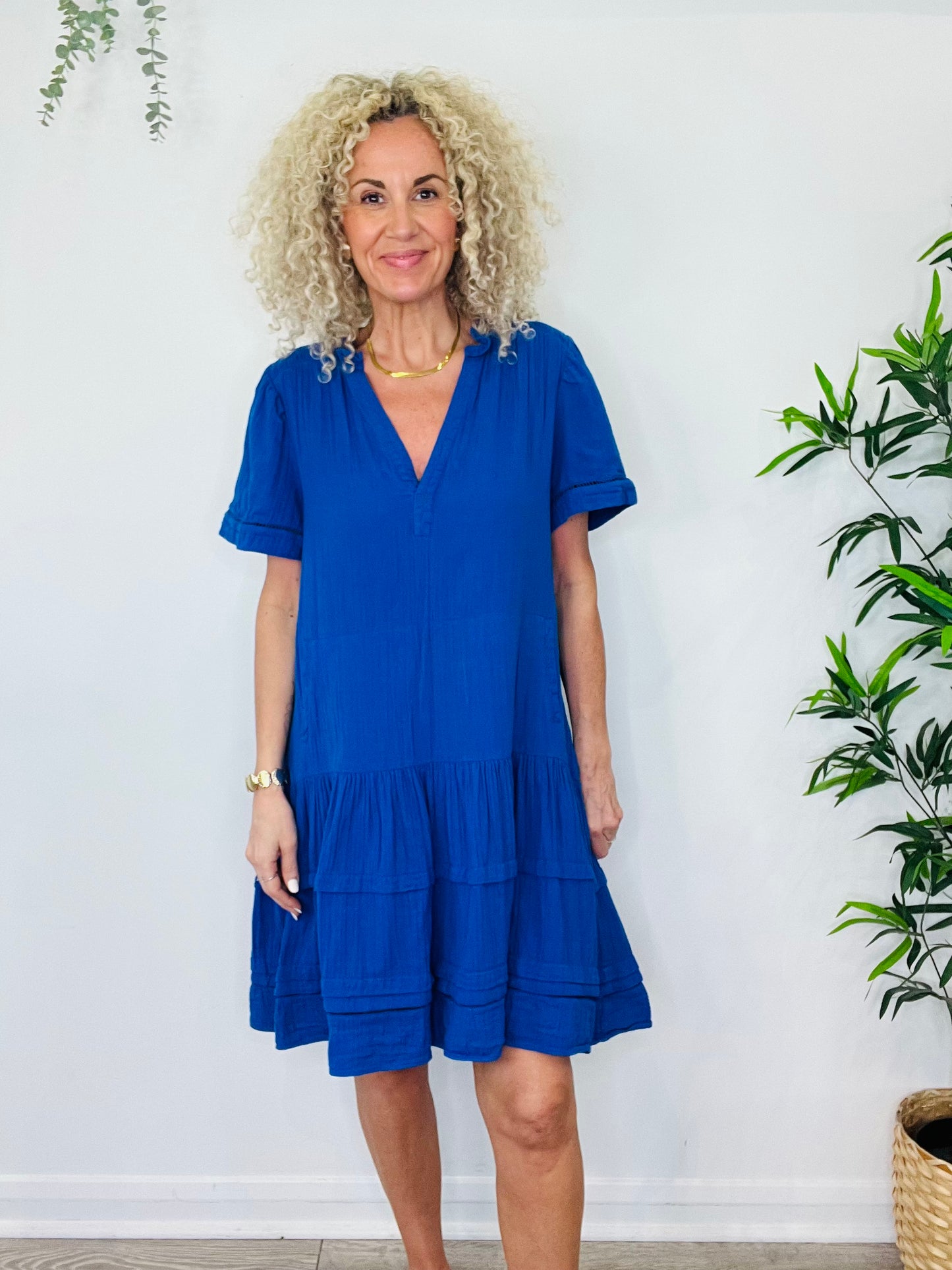 Cheesecloth Dress - Size 12
