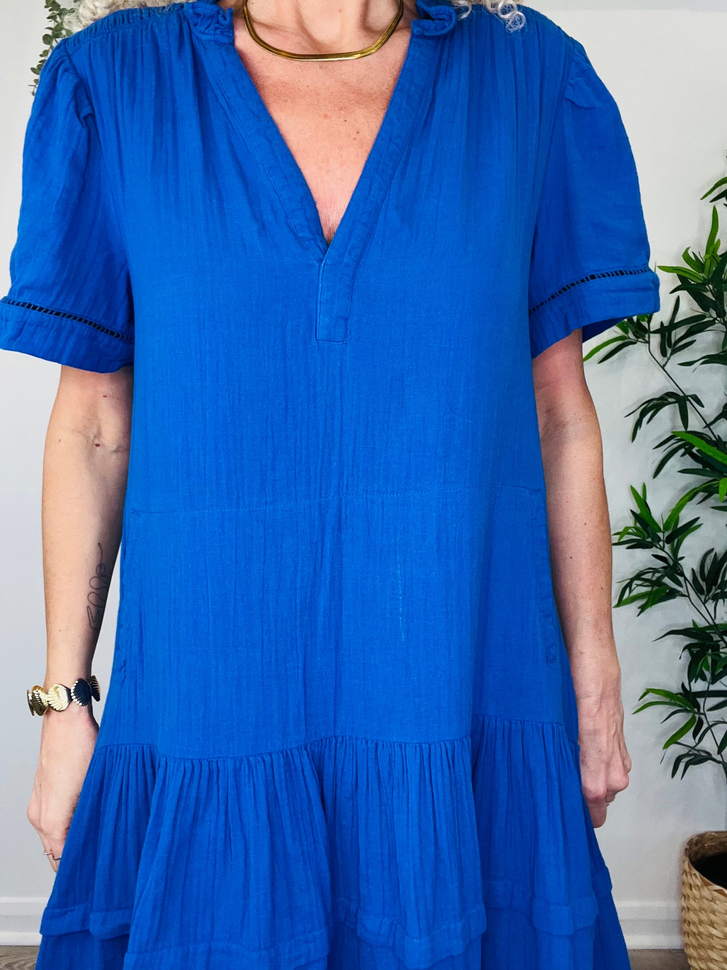 Cheesecloth Dress - Size 12