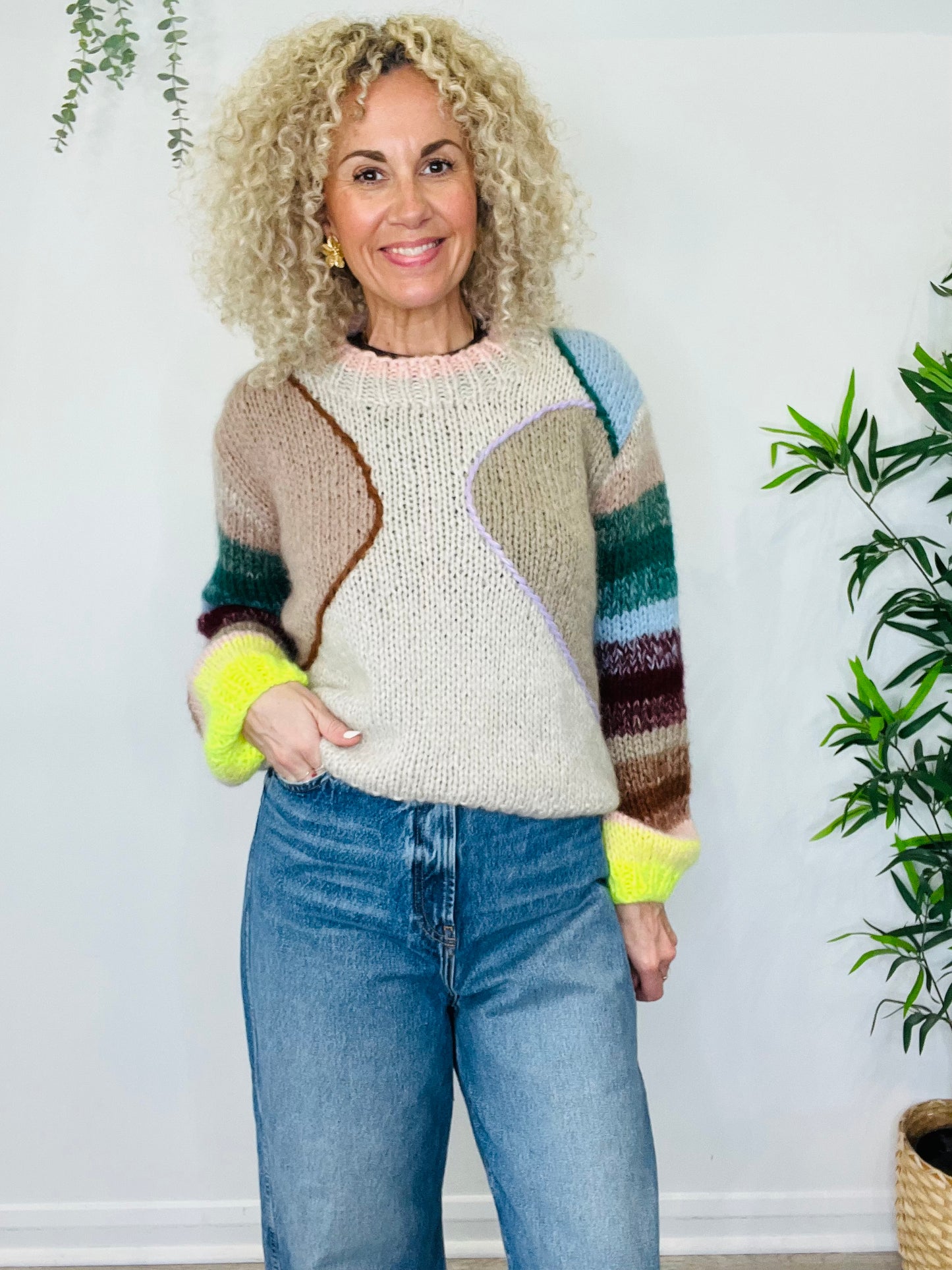 Chunky Knit Jumper - Size S