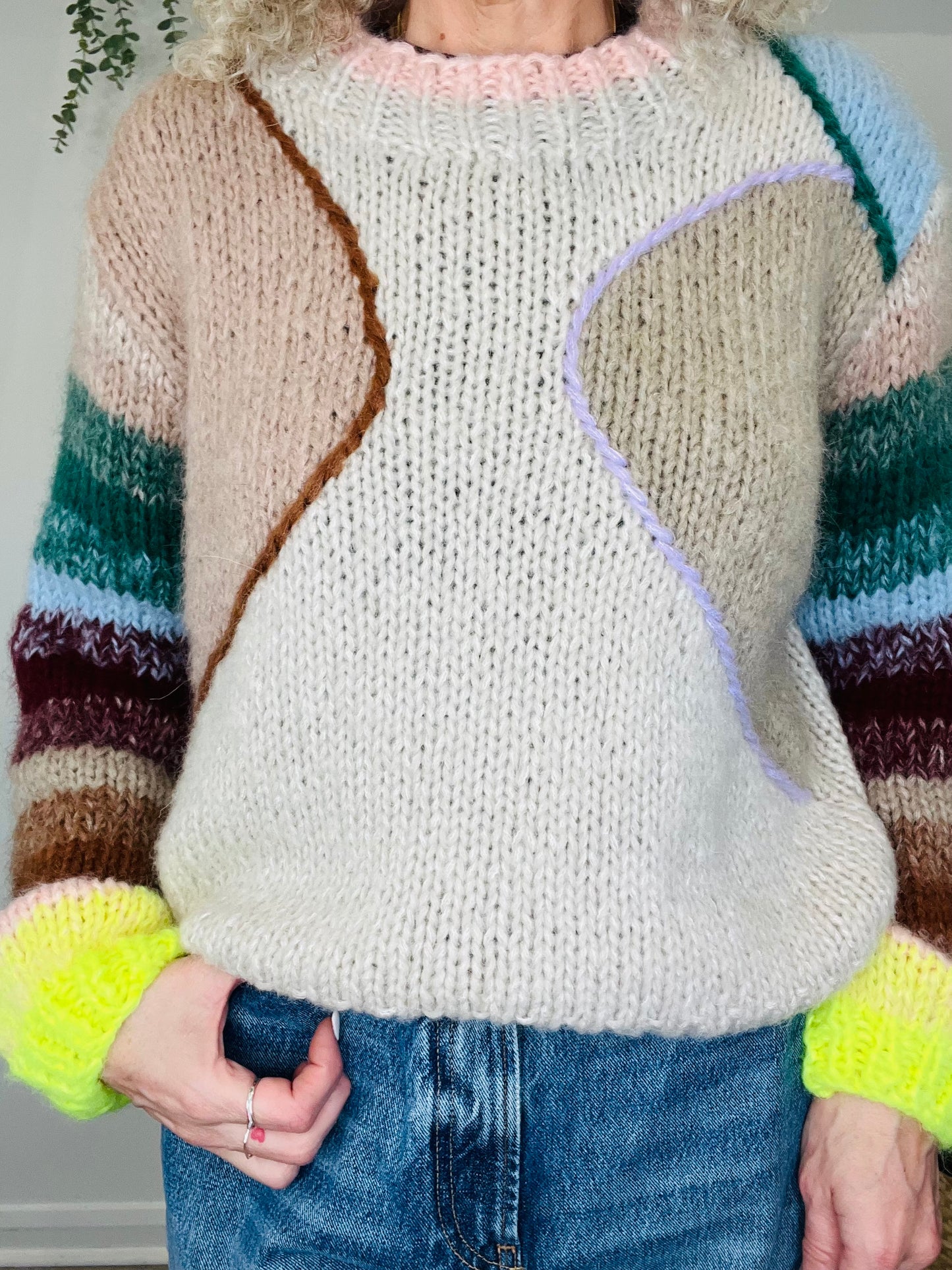 Chunky Knit Jumper - Size S