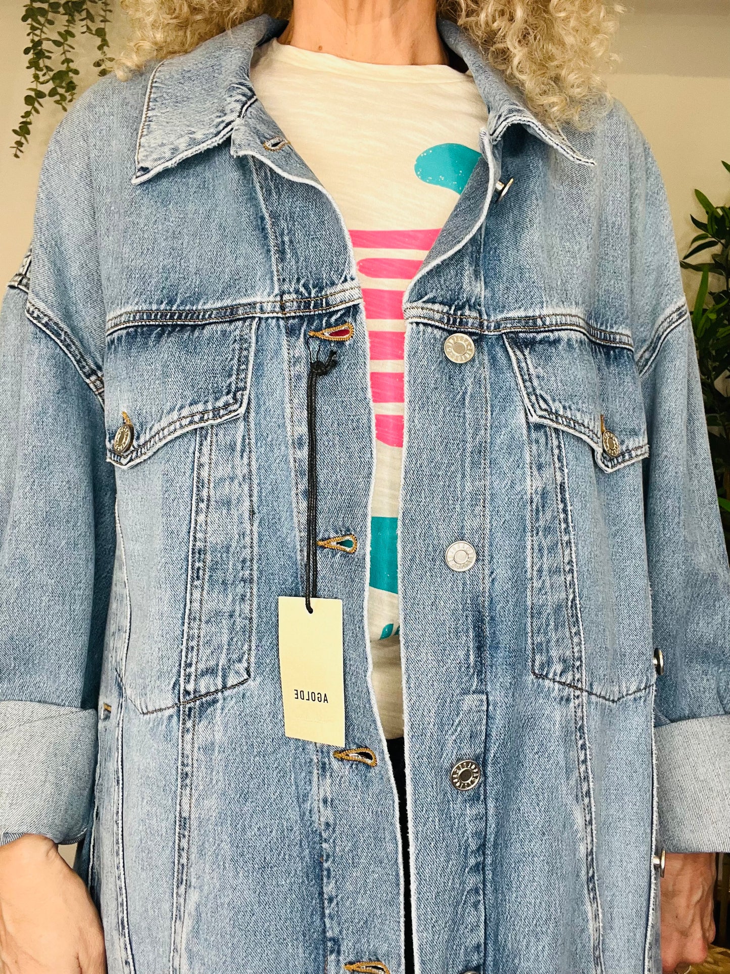 Wayne Oversized Denim Jacket - Multiple Sizes
