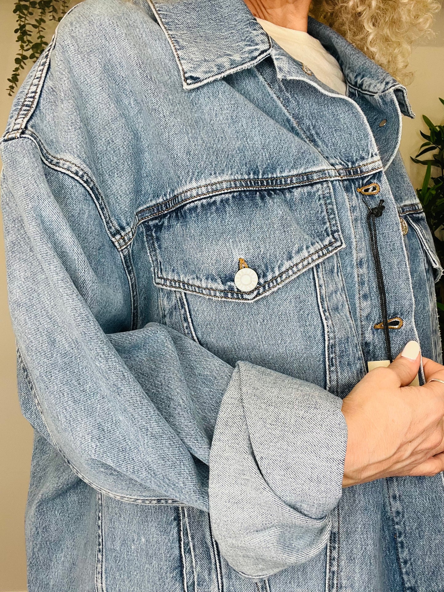 Wayne Oversized Denim Jacket - Multiple Sizes
