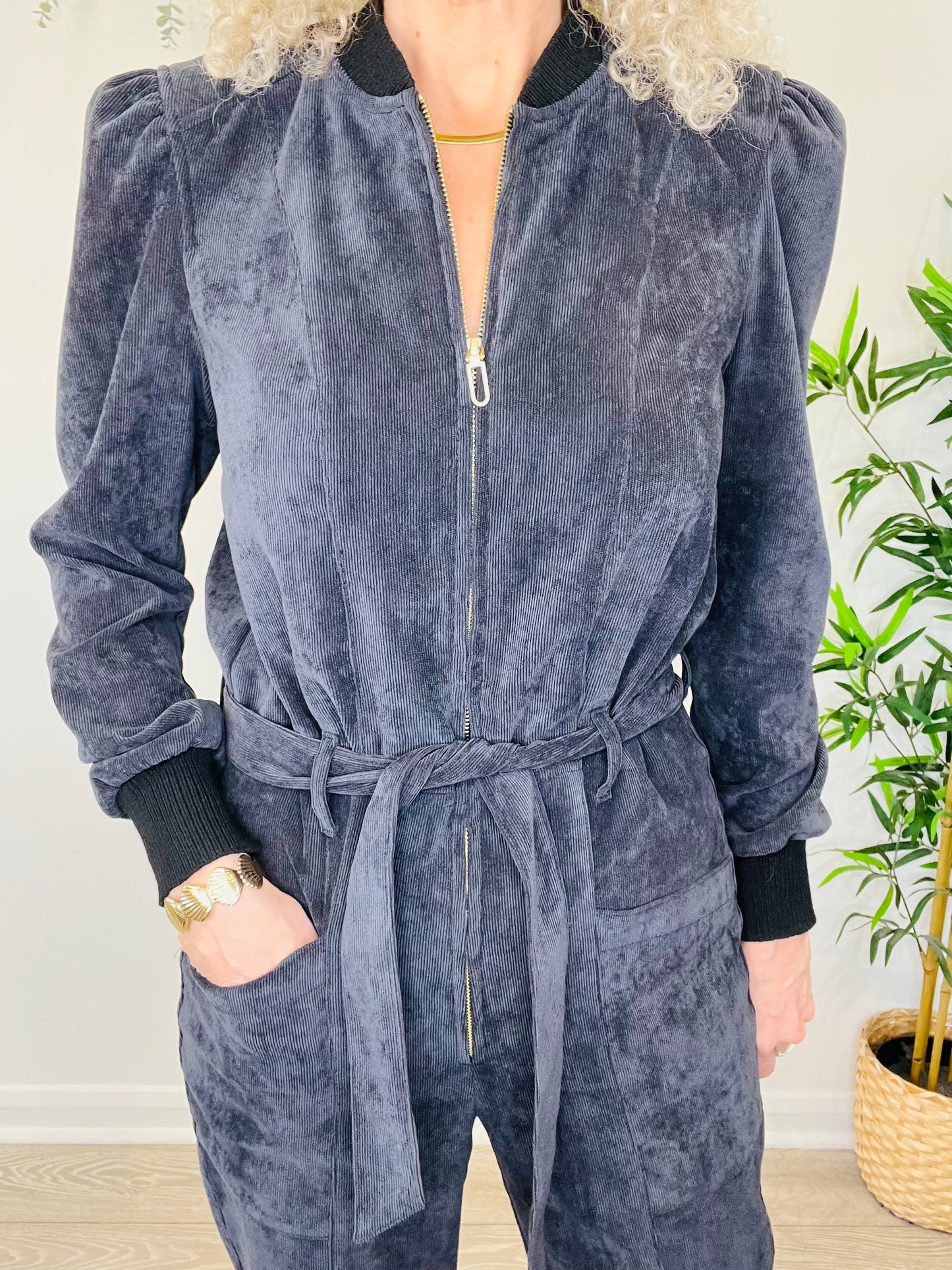 Needlecord Jumpsuit - Size 10