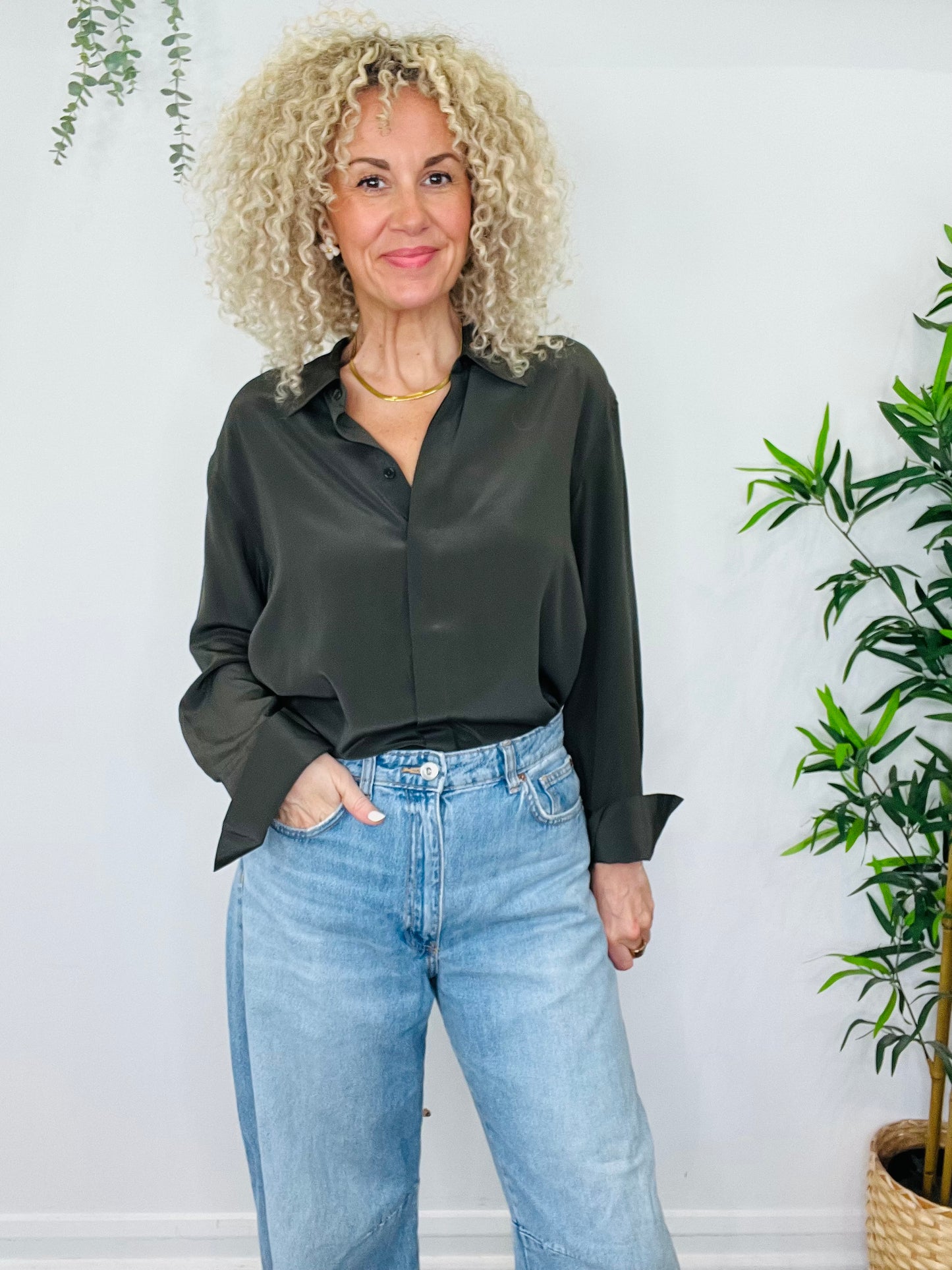 Silk Shirt - Size 10