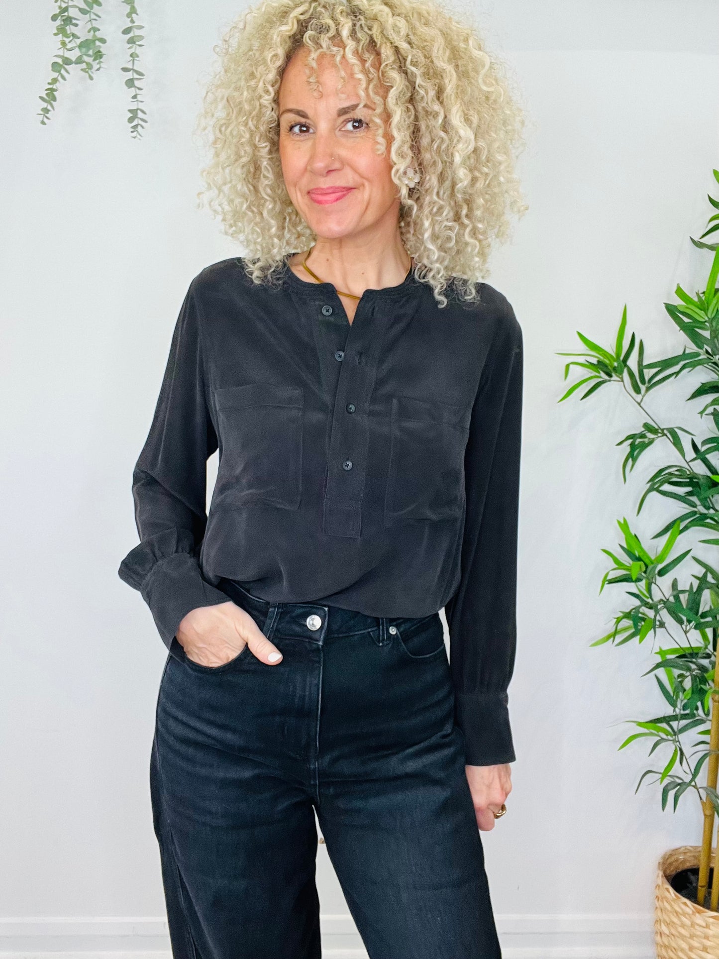 Silk Blouse - Size S