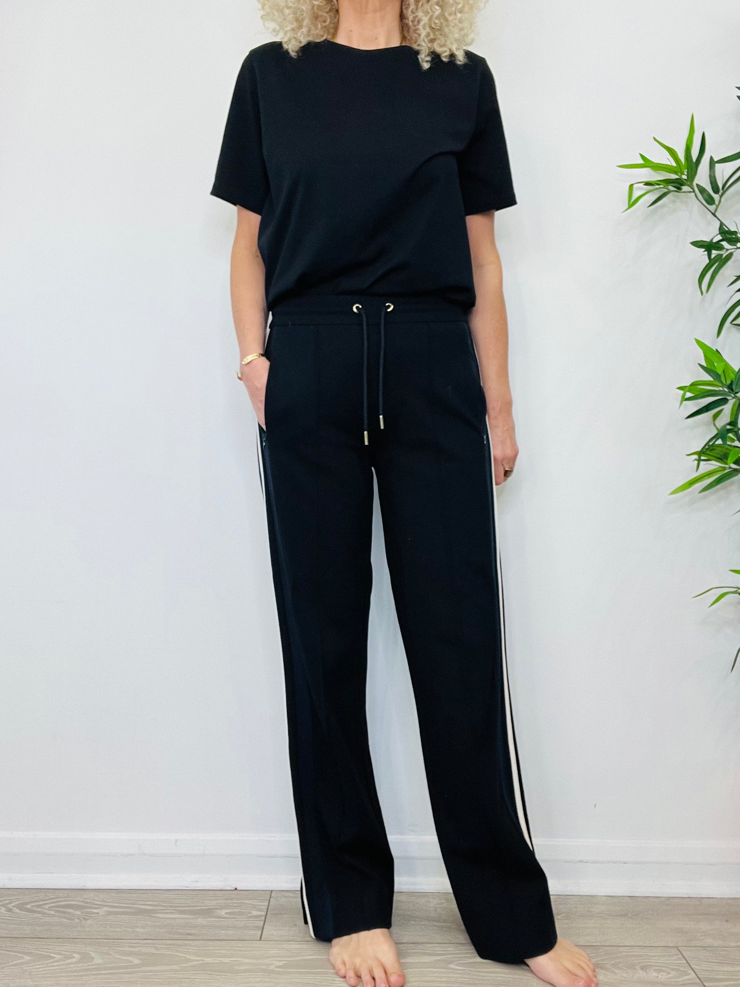 Straight Leg Trousers - Size 8