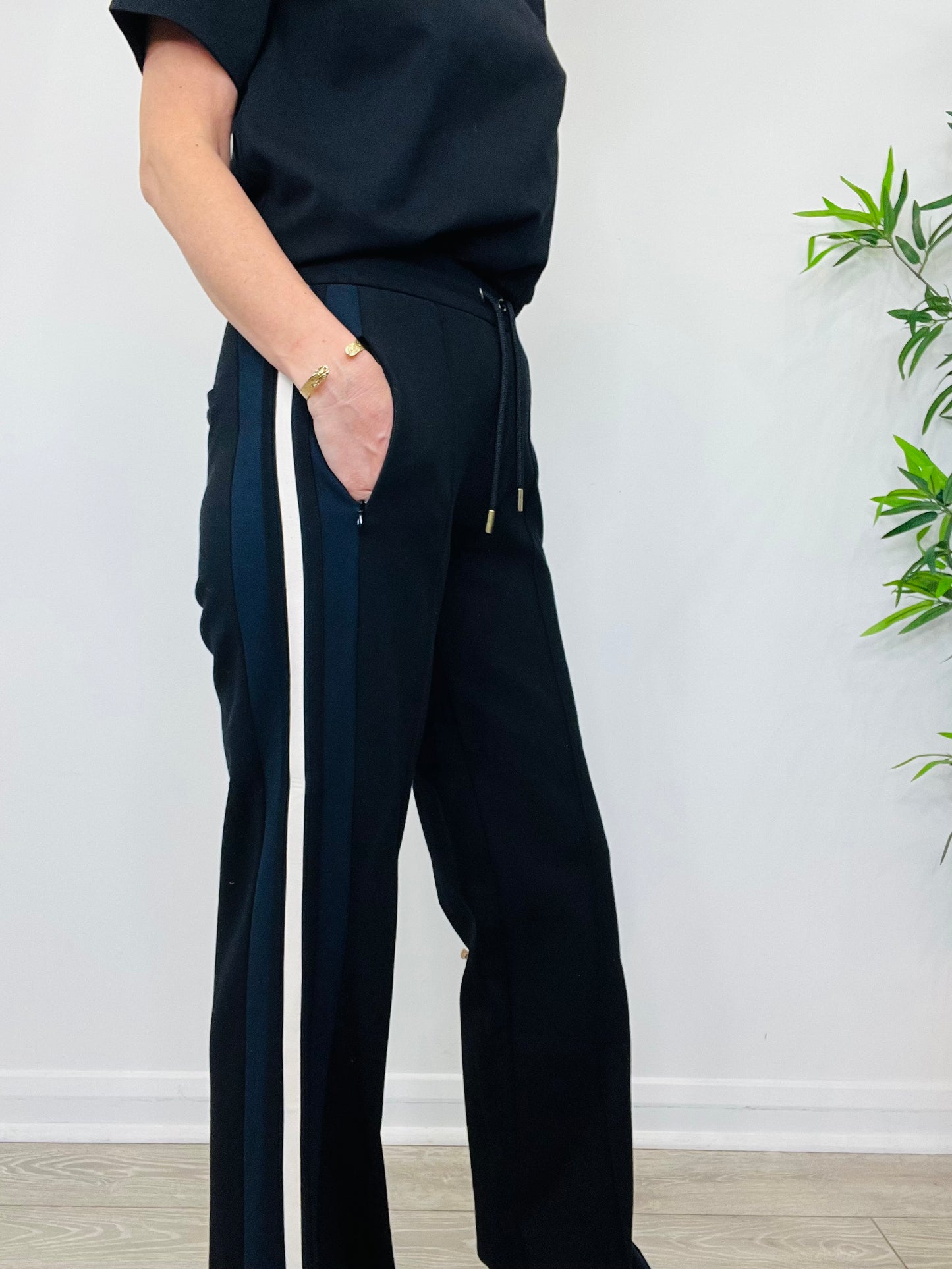 Straight Leg Trousers - Size 8