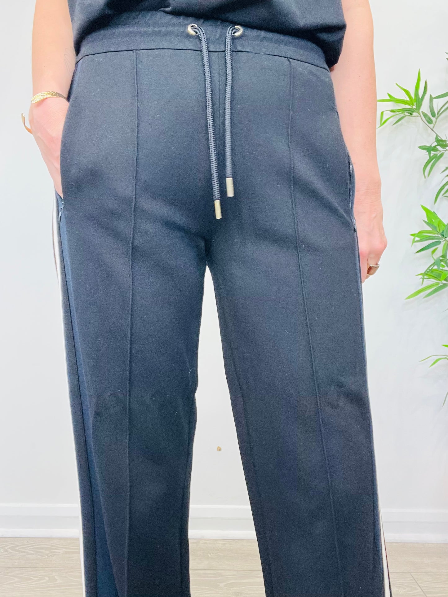 Straight Leg Trousers - Size 8