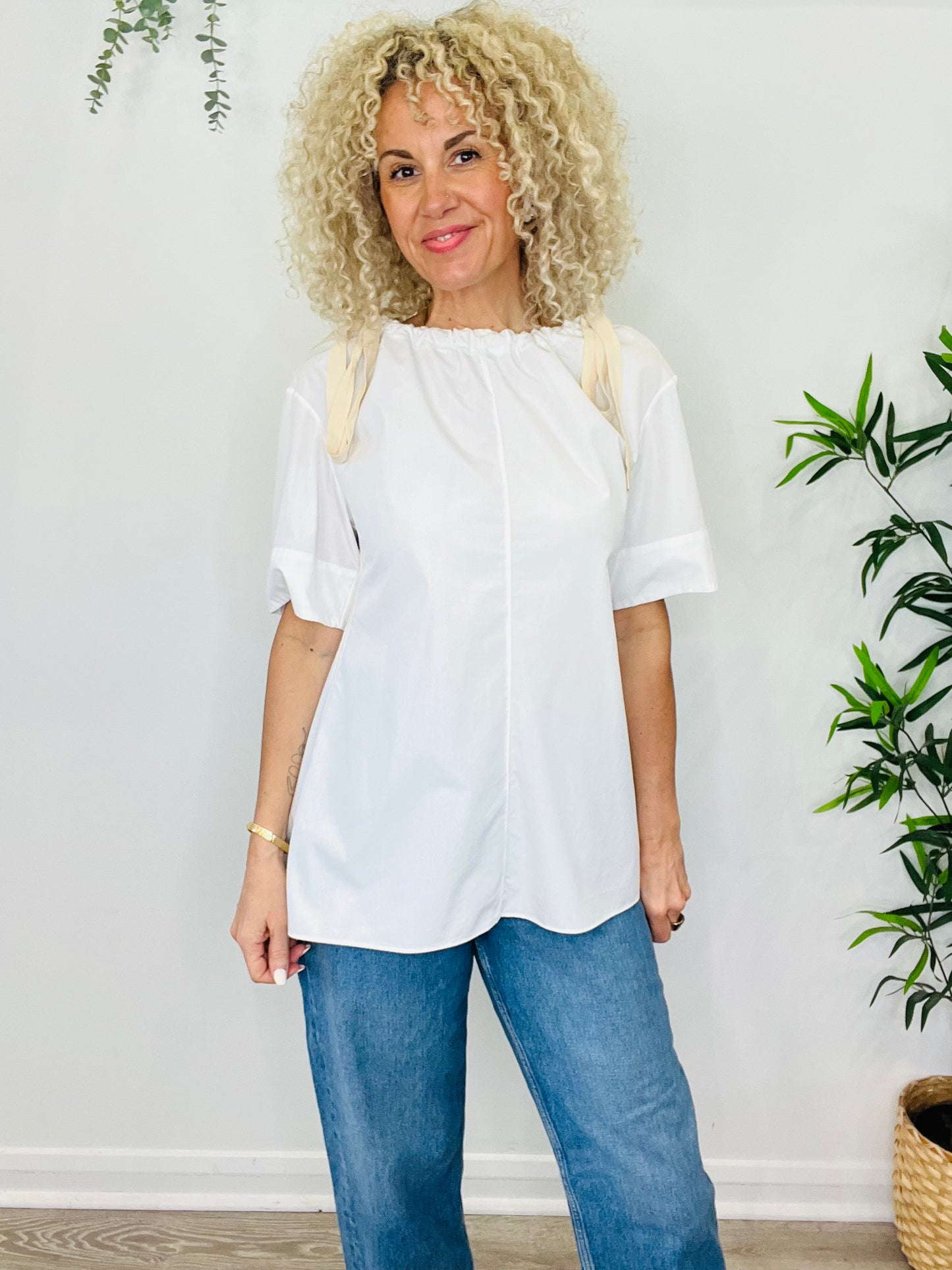 Oversized Cotton Top - Size 40IT