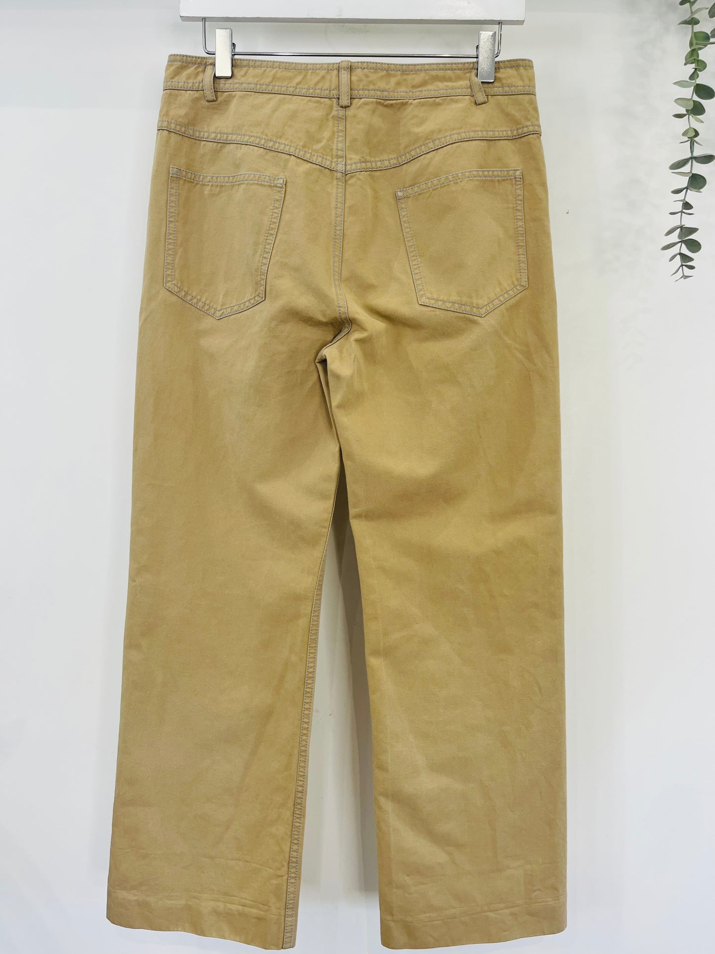 Straight Leg Trousers - Size 38