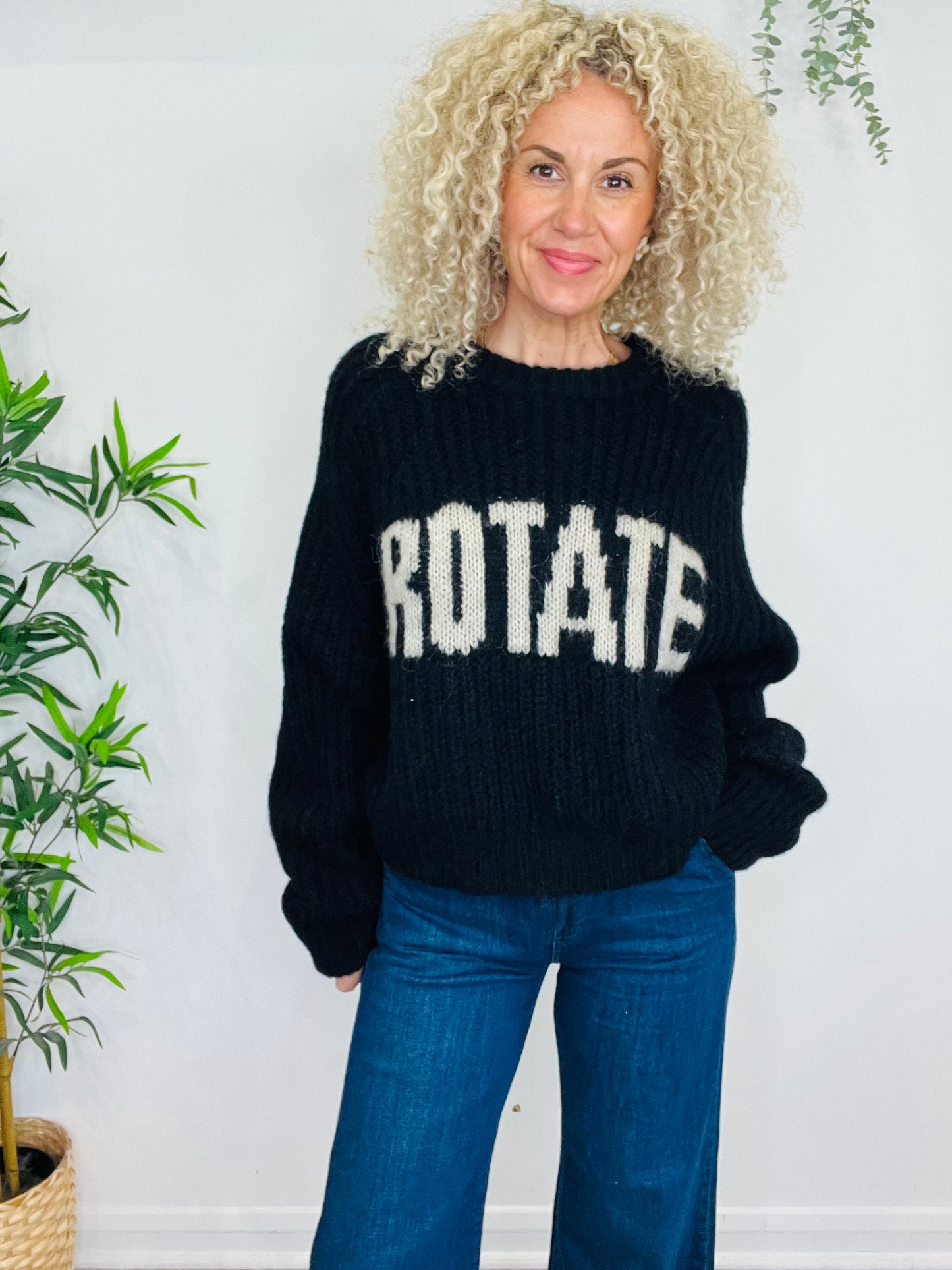 Knitted Logo Jumper - Size 14