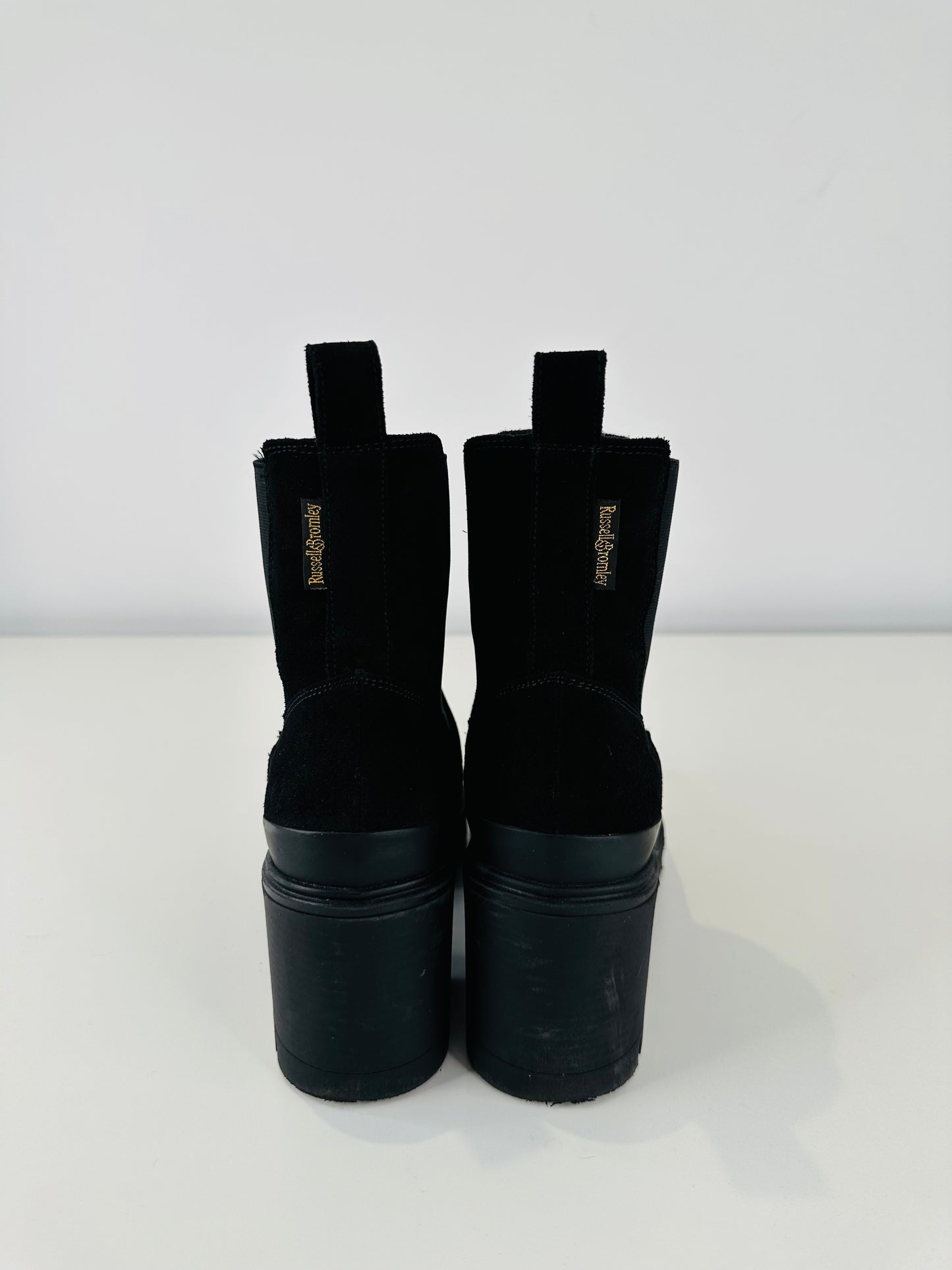 Chunky Suede Boots - Size 37