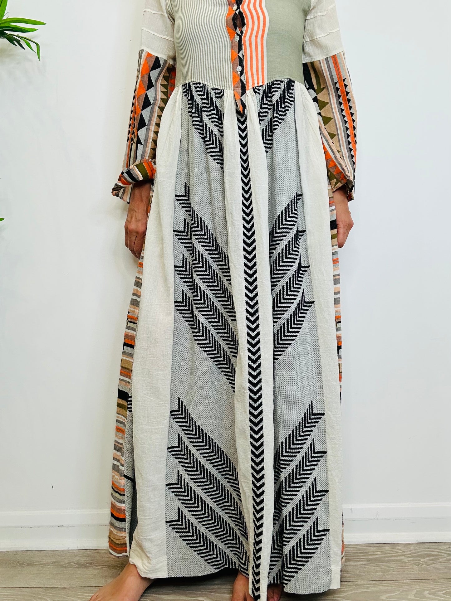 Cotton Maxi Dress - Size S