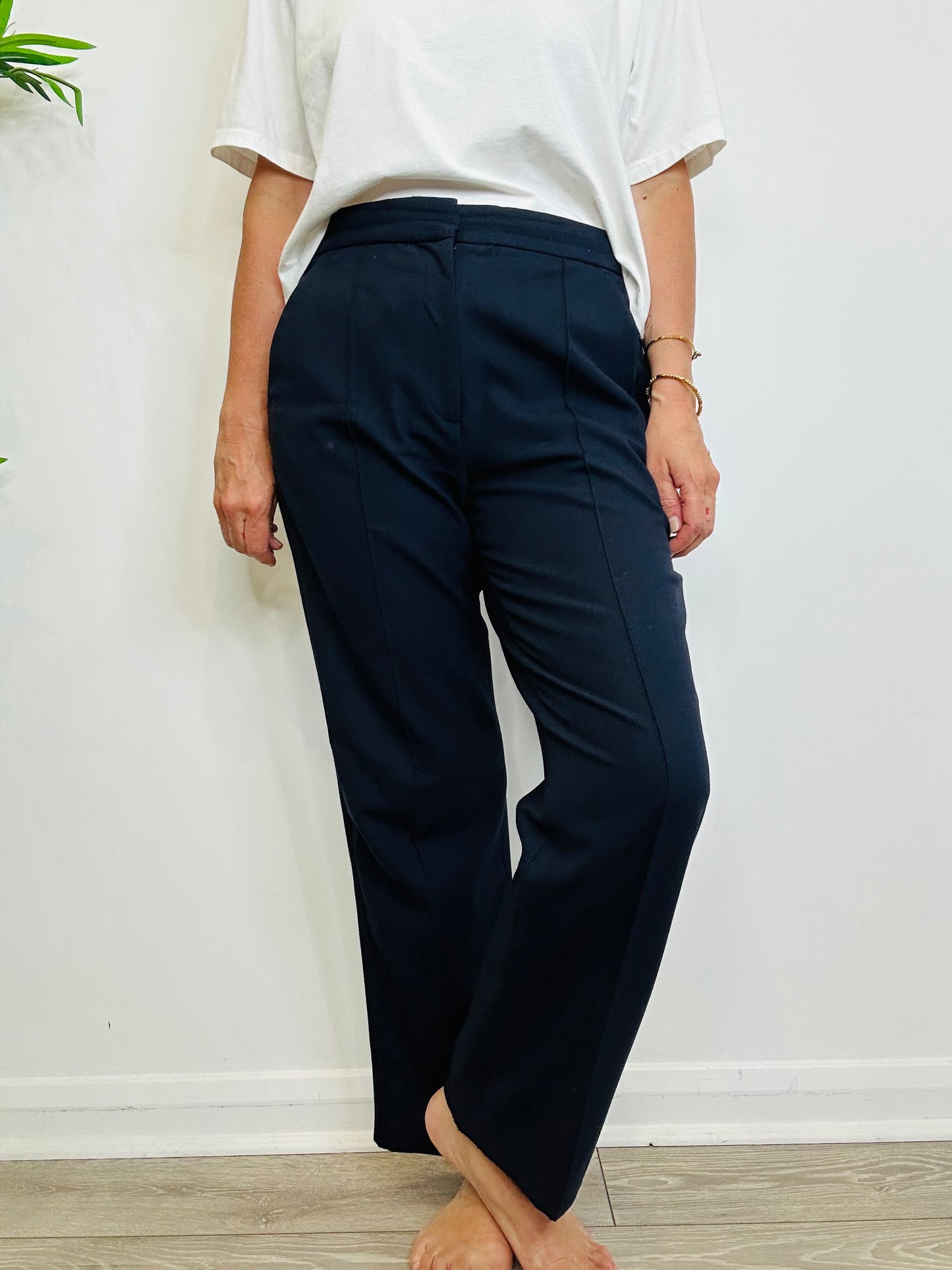 Slim Leg Trousers - Size 14