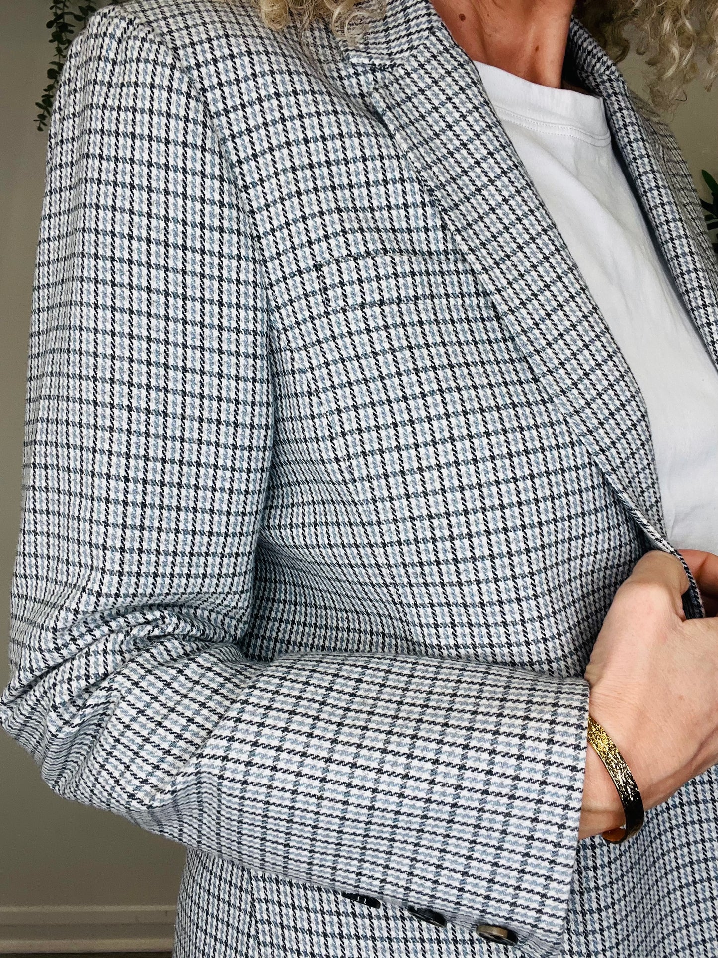 Check Blazer - Size 12