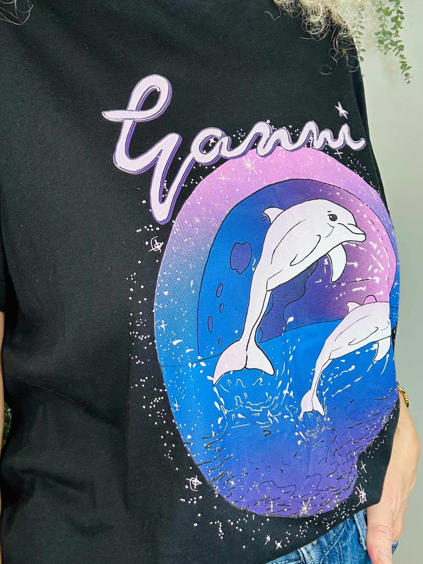 Dolphin Print Tee - Size L