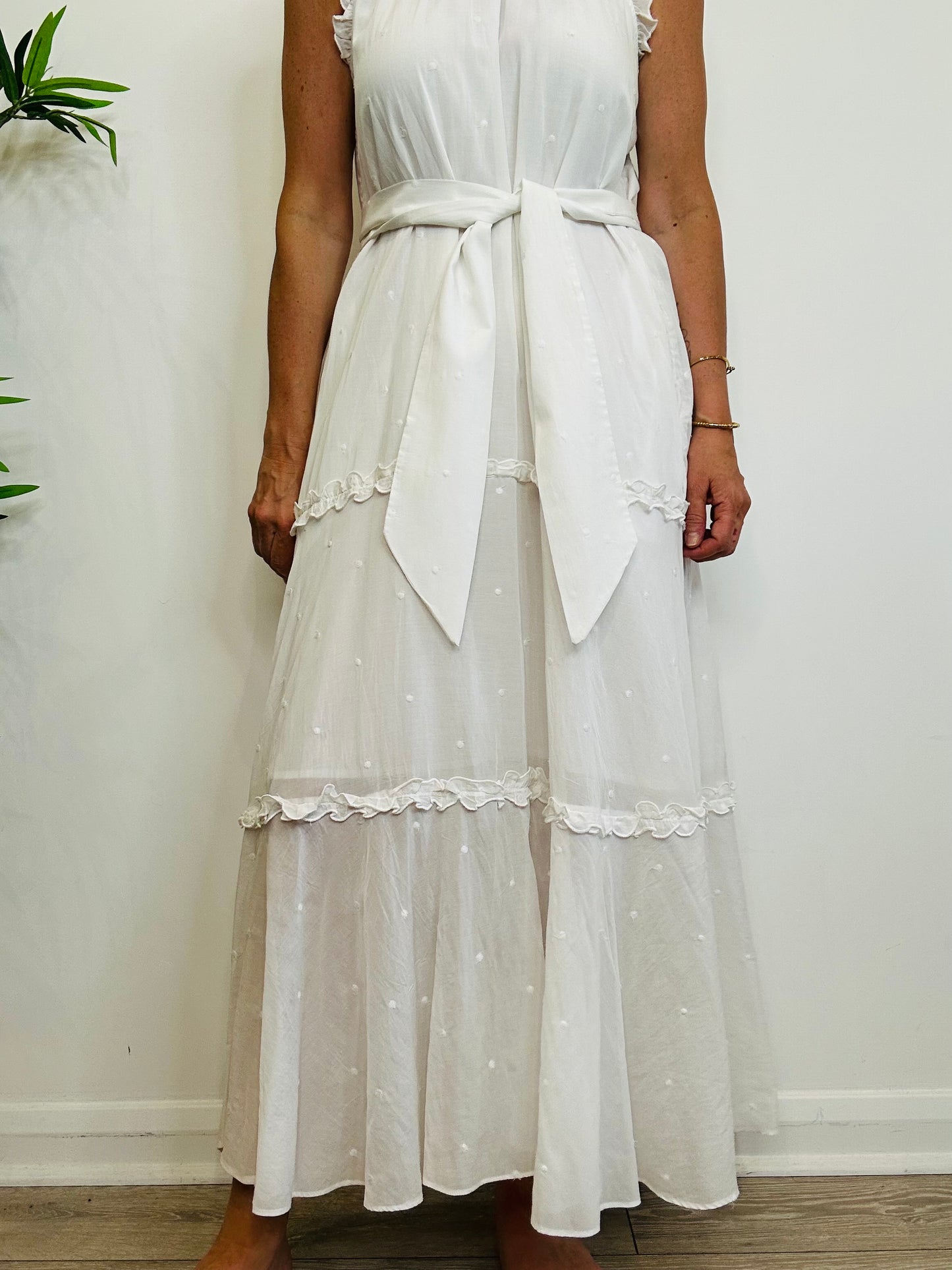 Sleeveless Cotton Dress - Size 12
