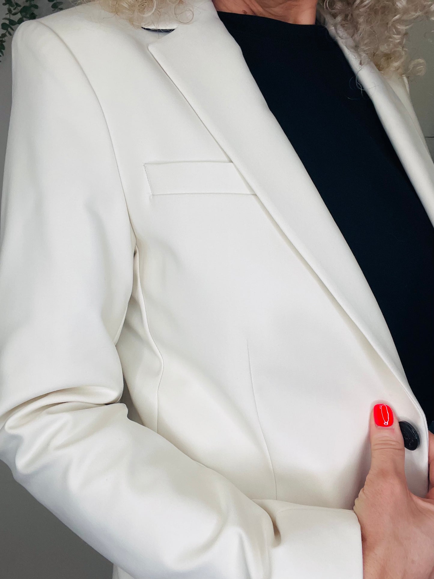 Cream Blazer - Size 36