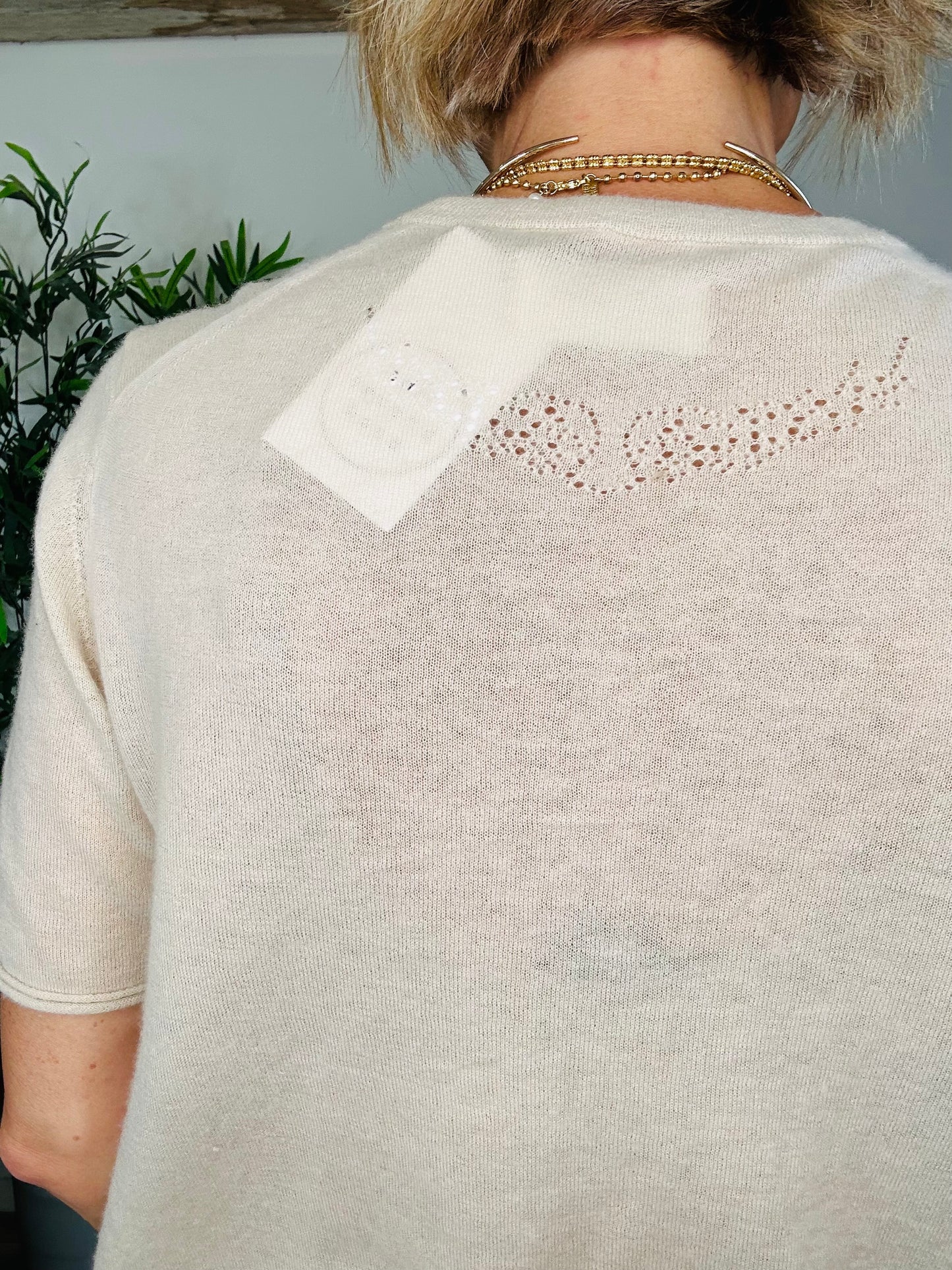 Cashmere Tee - Size S