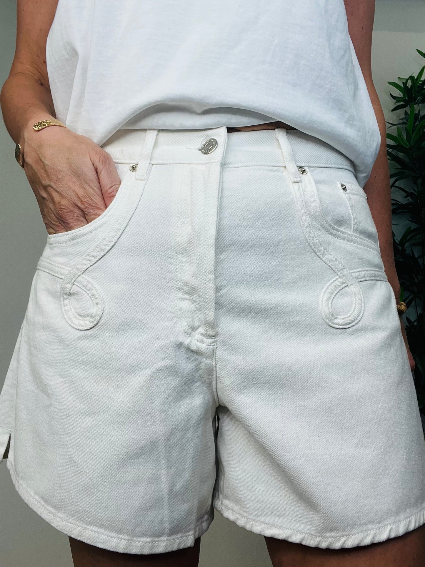 Denim Shorts - Size 42