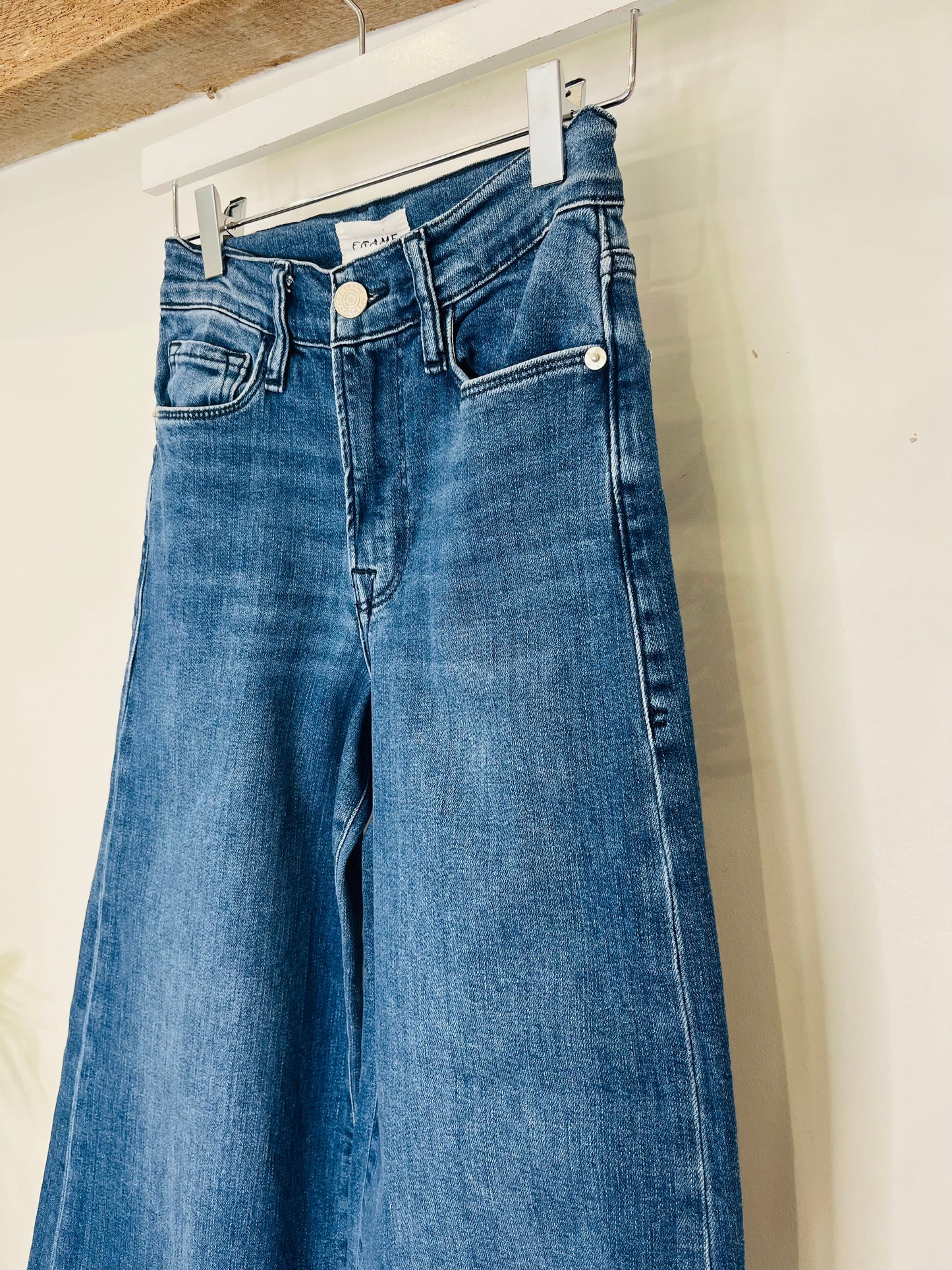 Le Palazzo Crop Jeans - Size 25