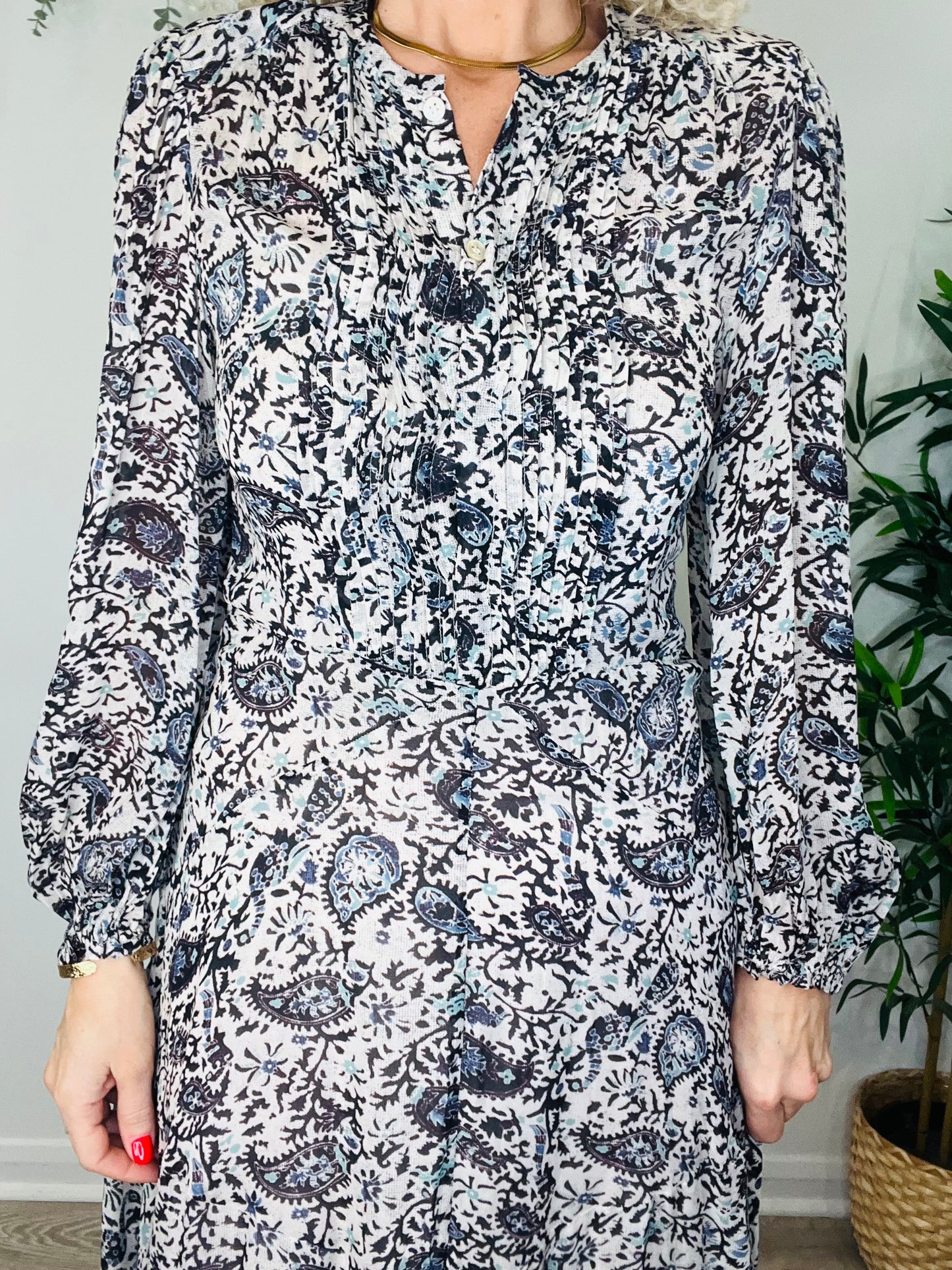 Lizete Paisley Print Dress - Size 36