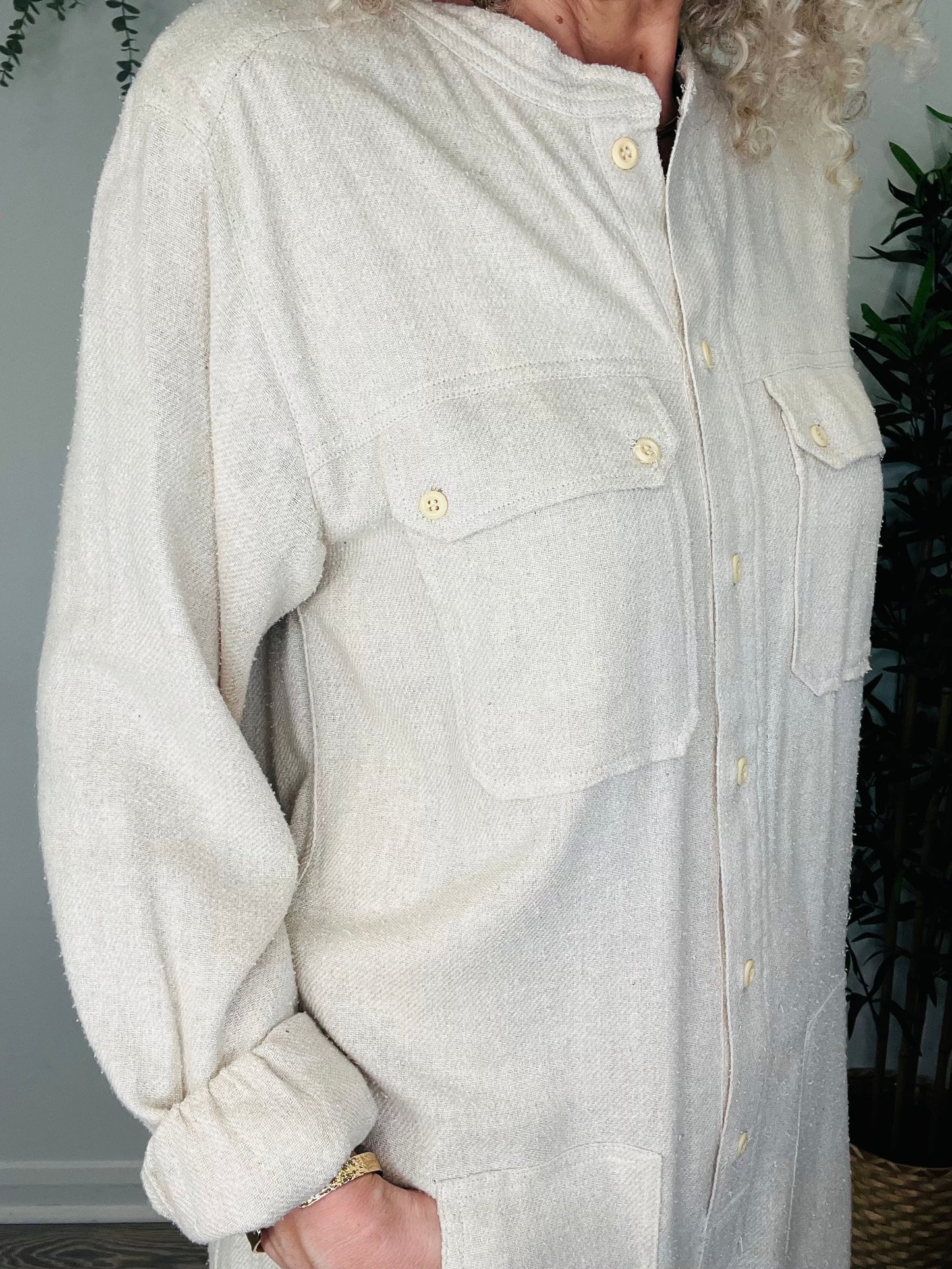 Tacaia Silk Twill Jumpsuit - Size 40