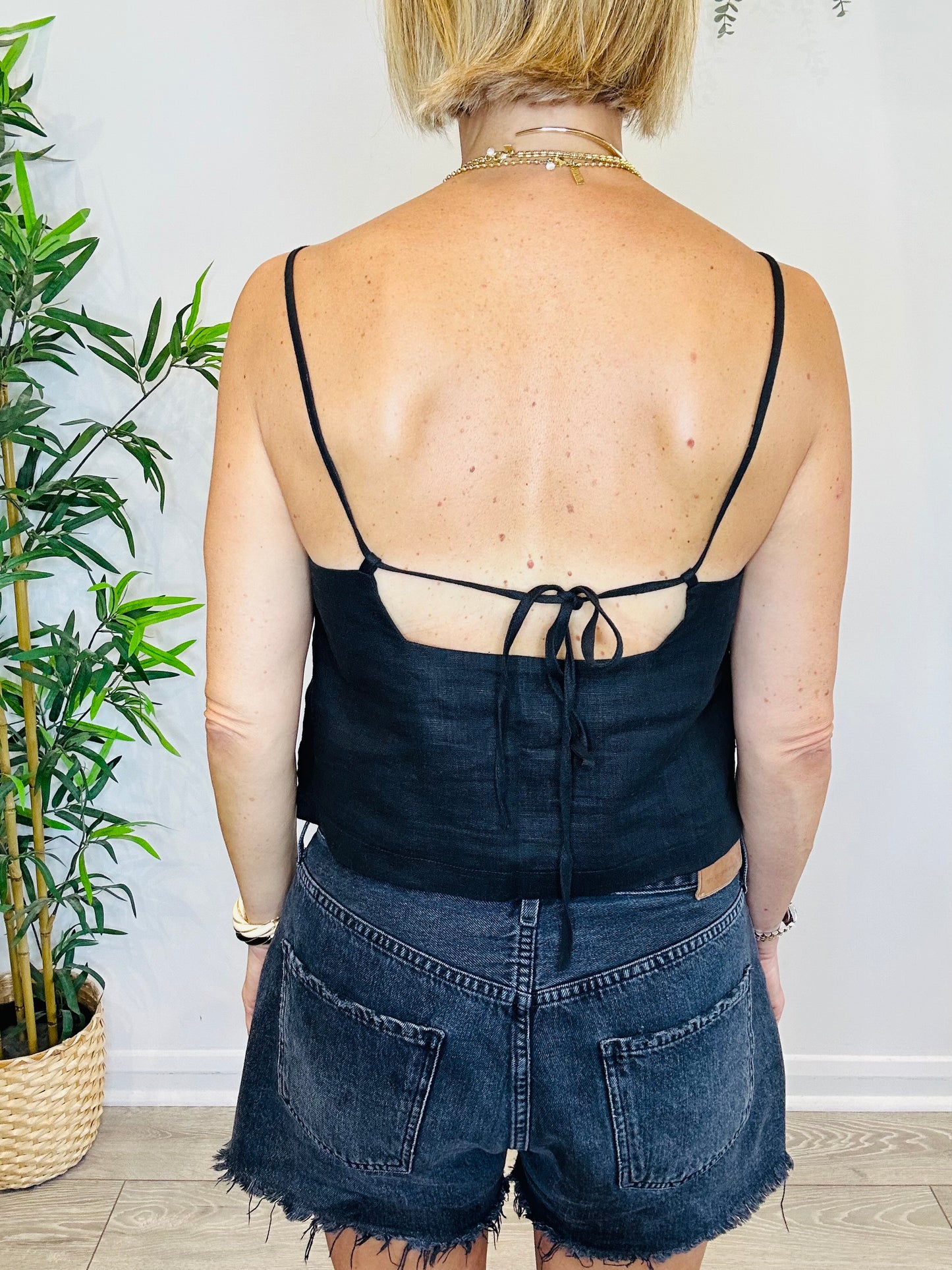 Linen Top - Size XS