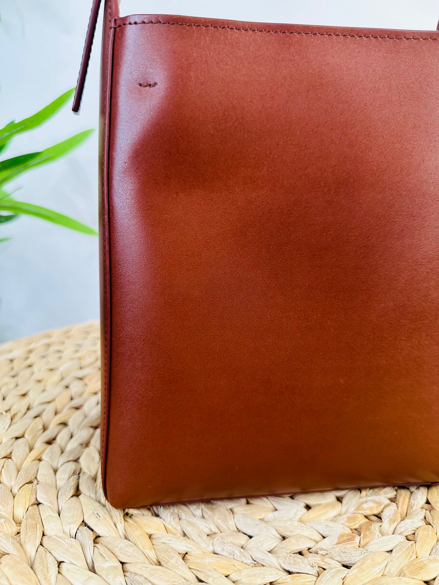Virginie Leather Bucket Bag