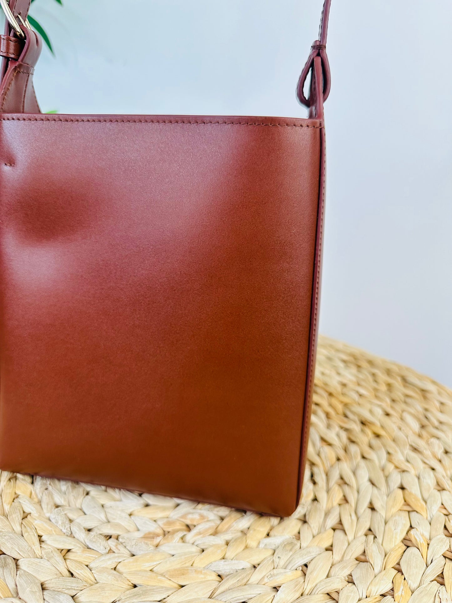 Virginie Leather Bucket Bag