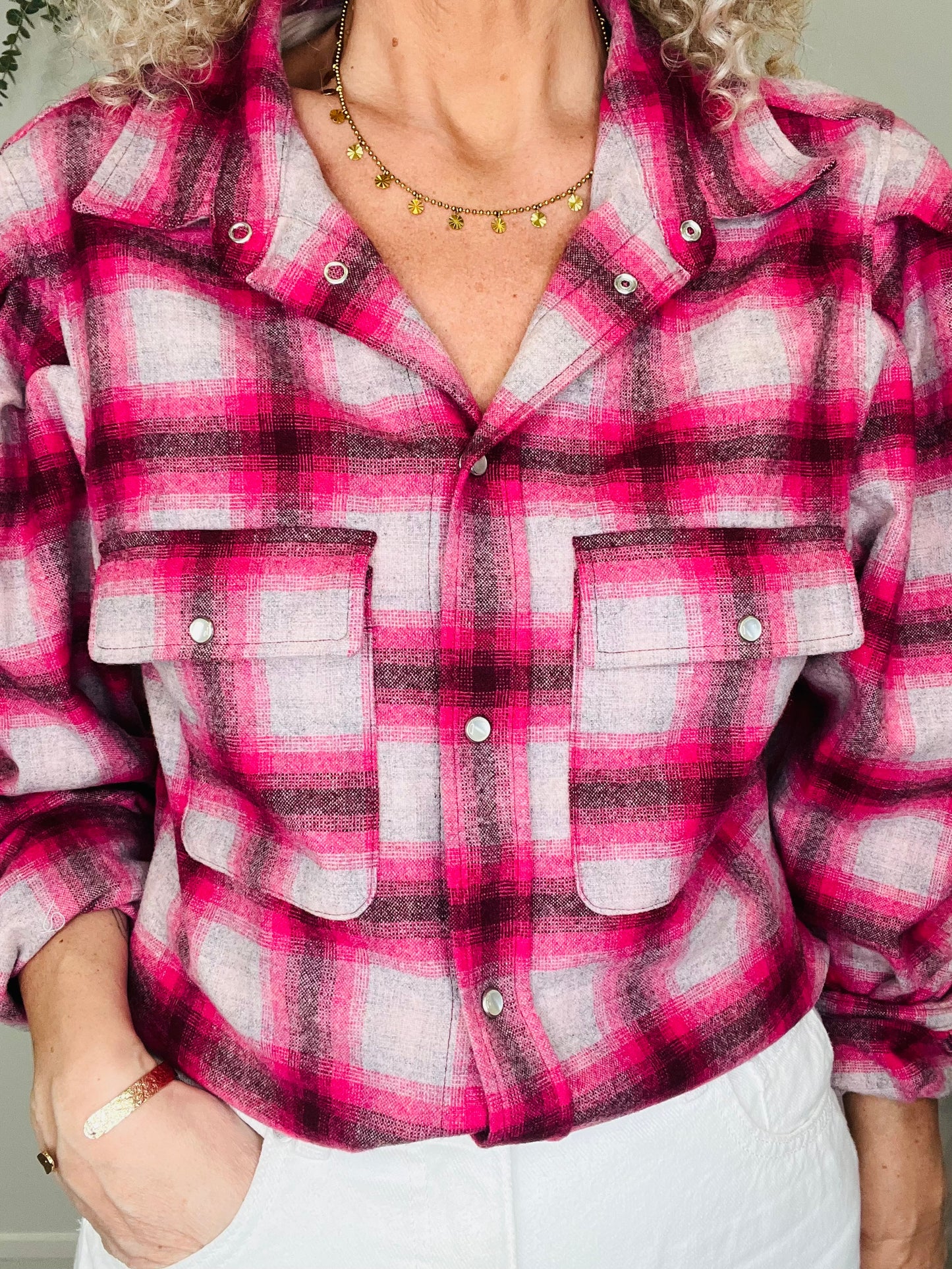 Reosi Check Shirt - Size 40