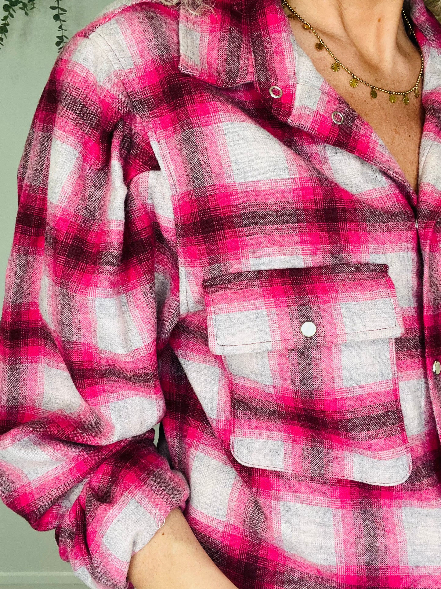 Reosi Check Shirt - Size 40