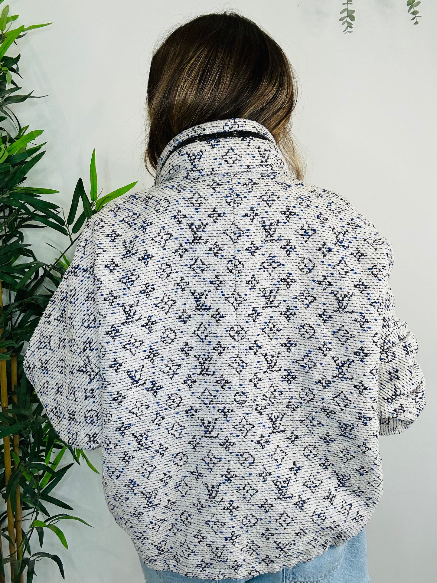 Monogram Boucle Jacket - Size 34